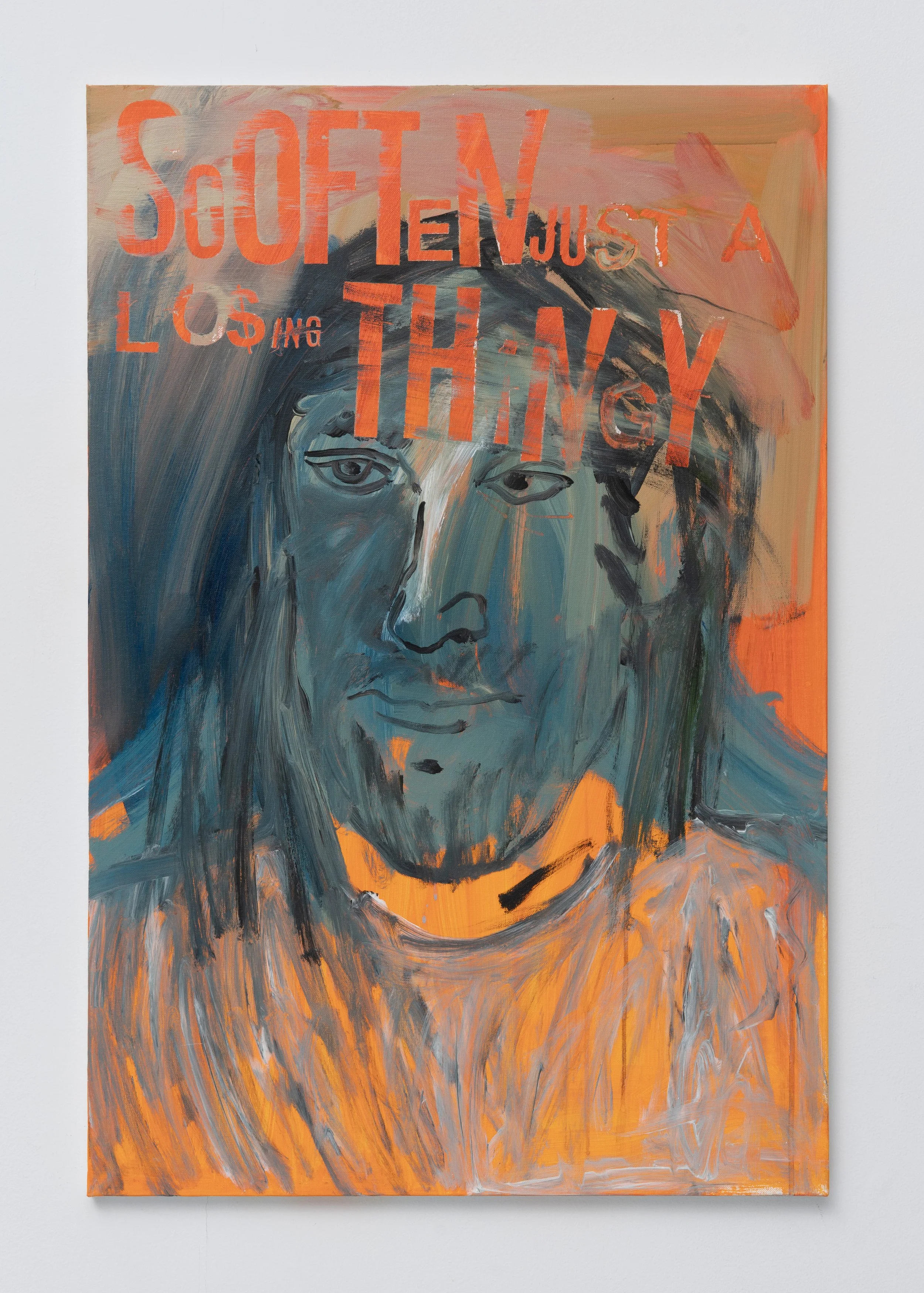 Chris Retsina,  So Often Just A Losing Thingy , 2026. Acrylic on canvas, 36 x 24 in.