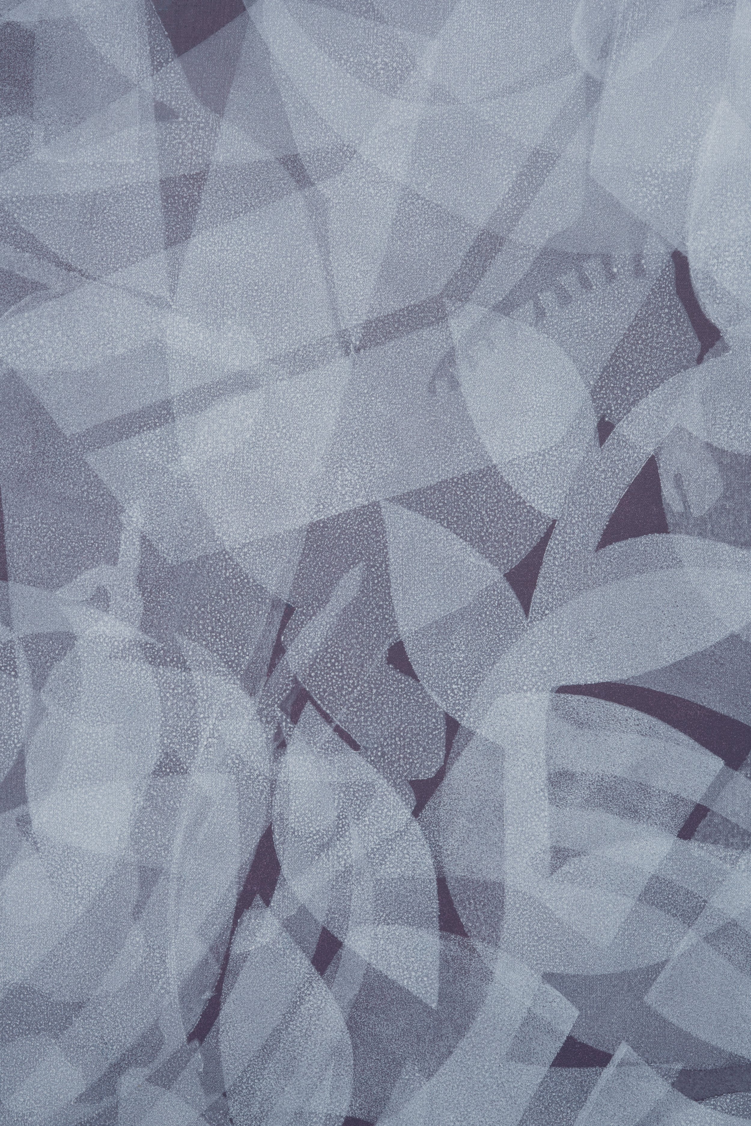 Adam Simon,  Bedlam 1 , 2024 (detail). Acrylic on canvas, 60 x 40 in.