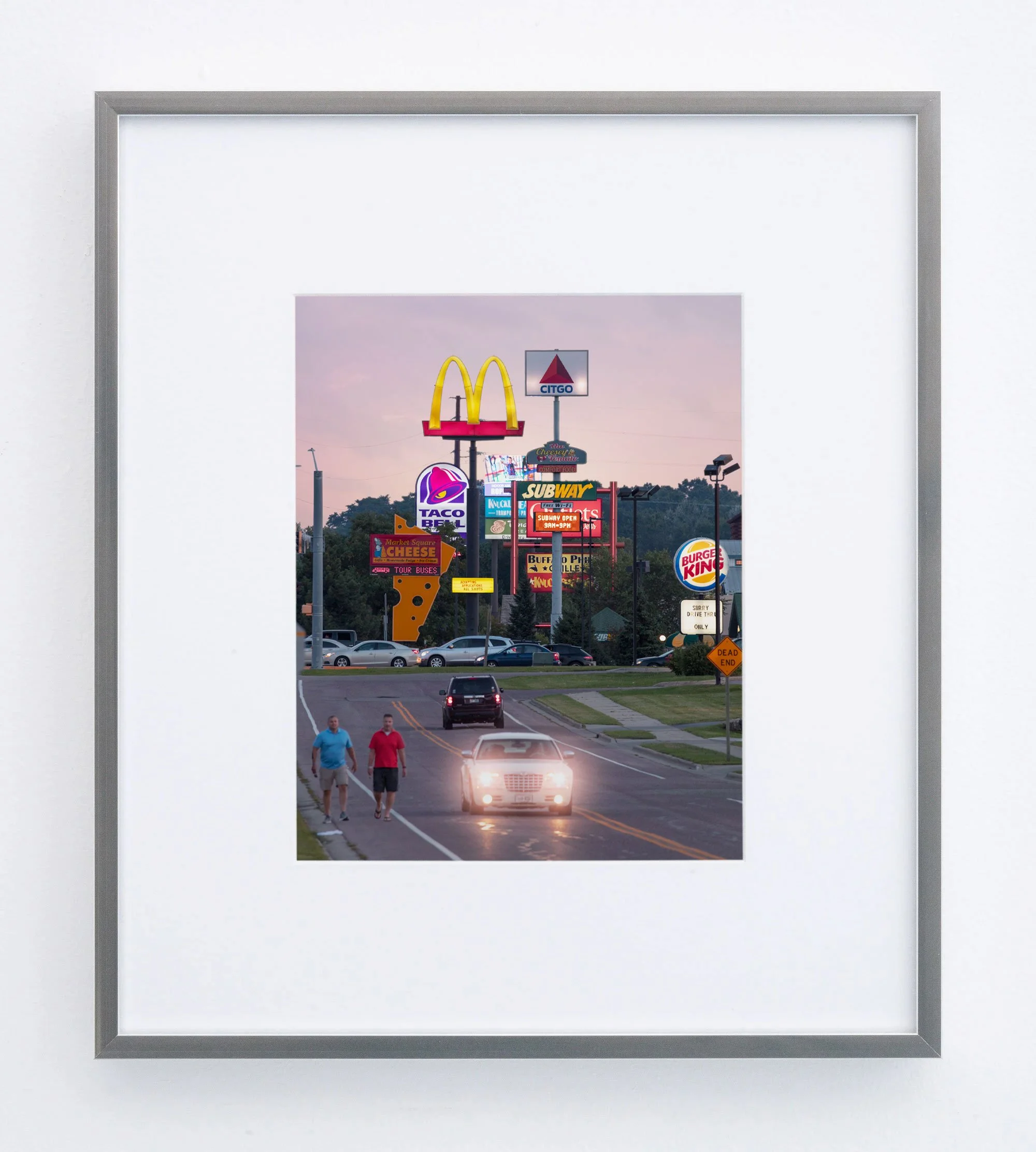 Chris Maggio,  Untitled , 2025. Inkjet print in aluminum frame, 16 3/16 x 14 3/16 x 1 in. Edition of 5.