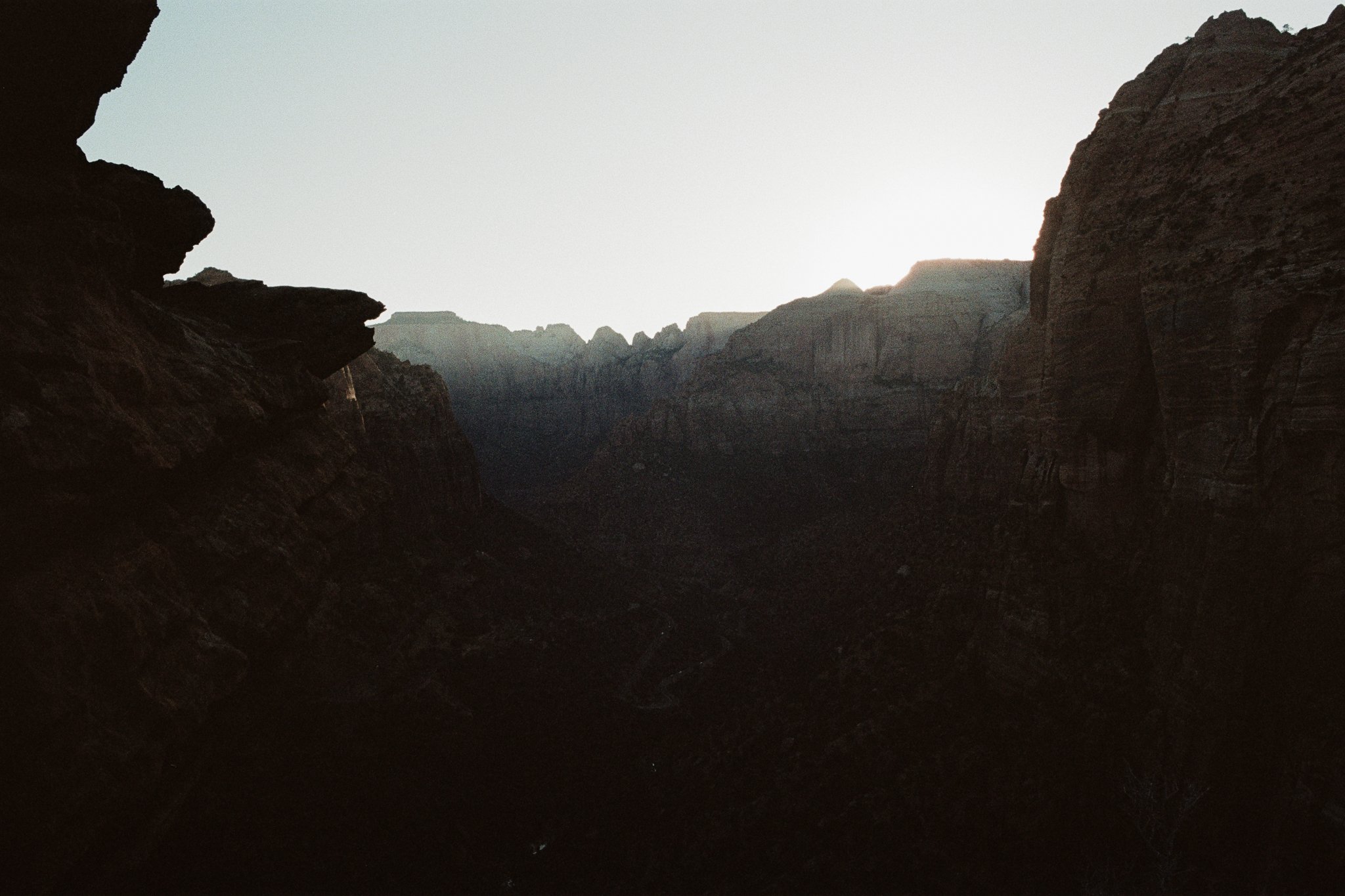 Night View, Zion National Park Overlook, 2024