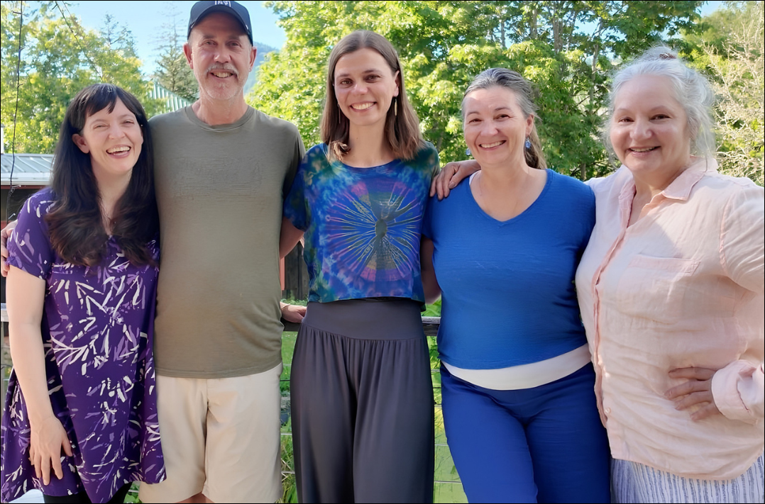 Workshop participants from a Dalian Method workshop - Salt Spring Island