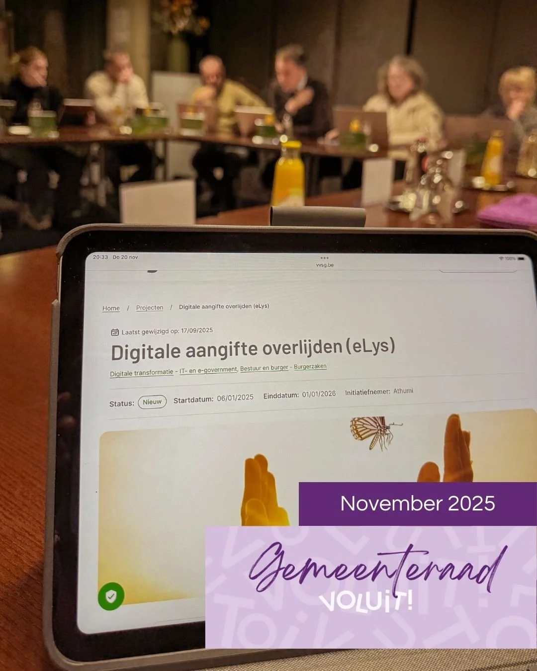 Gemeenteraad 20 november 2025