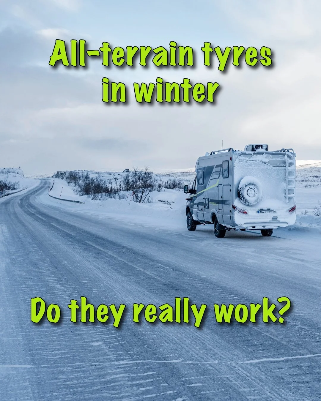 All-terrain tyres in winter &mdash; do they really work? ❄️🛞

I&rsquo;ve driven several thousand kilometers on BFGoodrich All-Terrain T/A KO2 with my Hymer ML-T, and honestly&hellip; they&rsquo;ve performed far better than I expected &mdash; even on