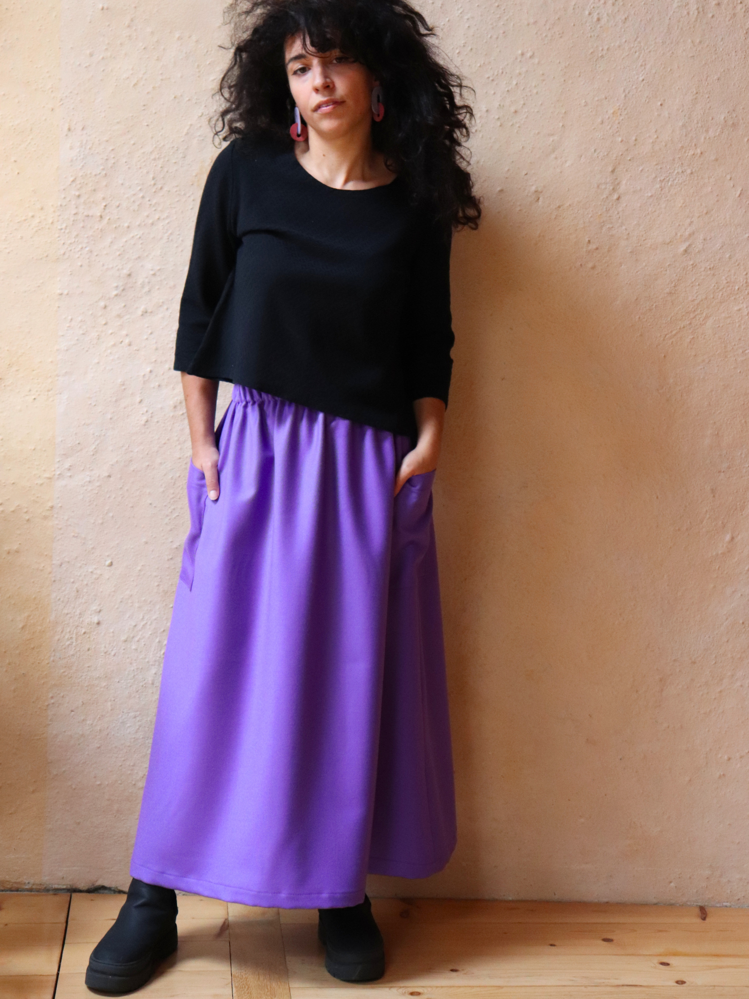 Jupe Paris MAUVE