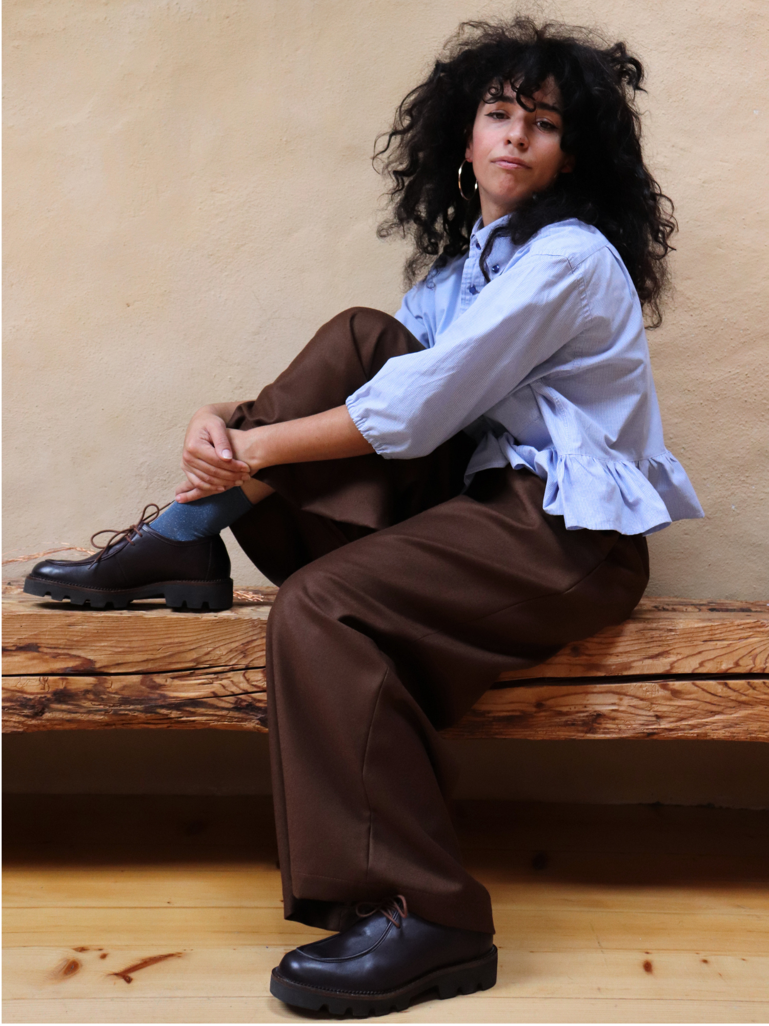 Pantalon Berlin MARRON