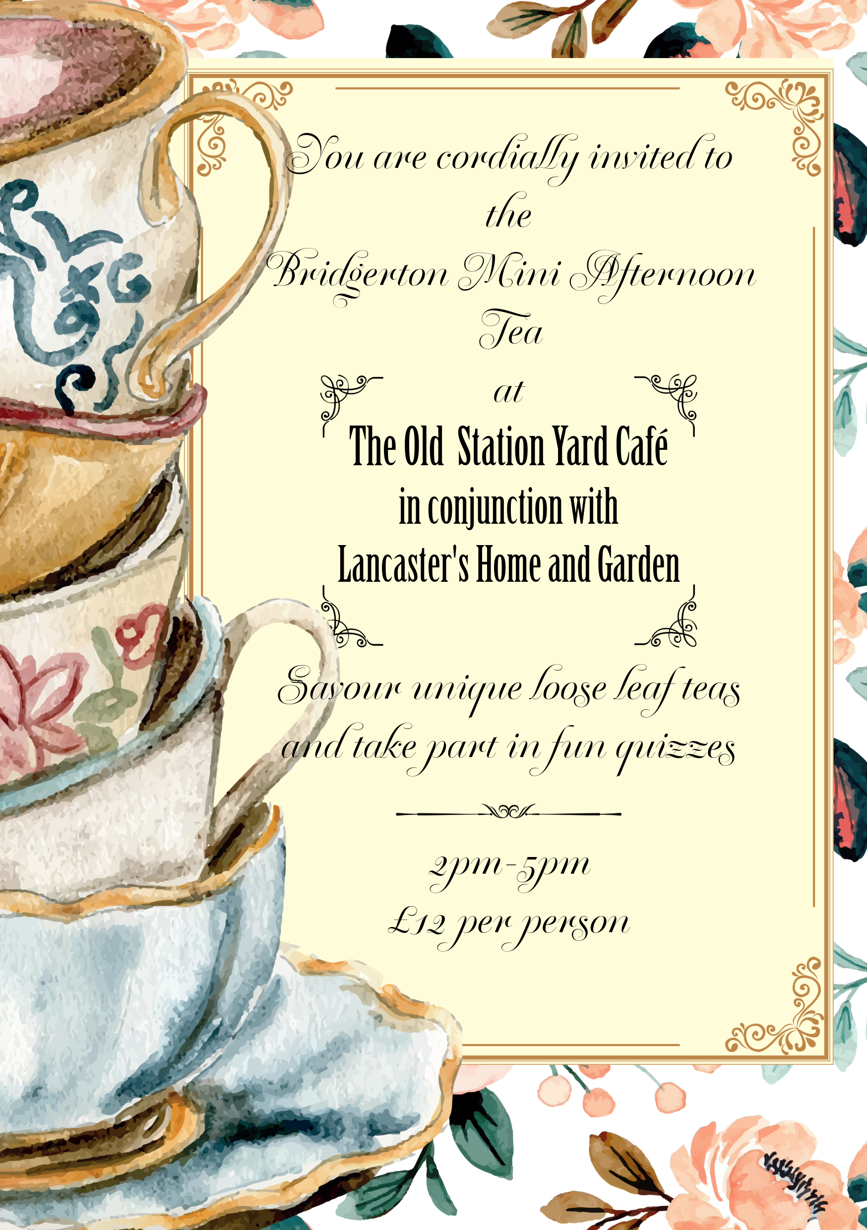Bridgerton Afternoon Tea