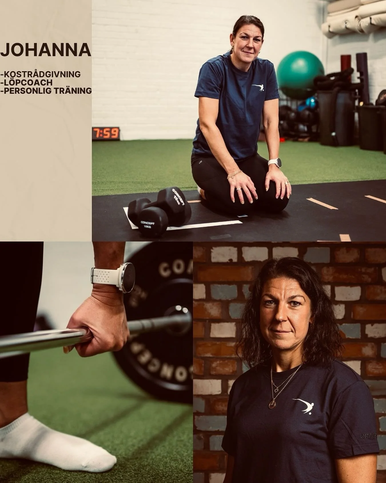 Vet du inte vad och hur du ska b&ouml;rja tr&auml;na? Eller vill du f&aring; hj&auml;lp hur du ska optimera just ditt l&ouml;psteg? Tr&auml;nar p&aring; men k&auml;nner inte att resultaten kommer? 🏃🏽&zwj;♀️🏃🏼&zwj;♂️💪🏼🏋 

Johanna i v&aring;rt t