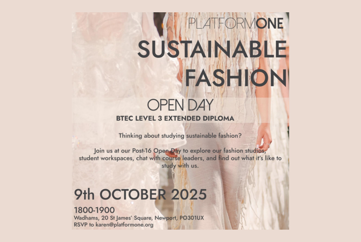 BTEC Level 3 Sustainable Fashion Open Day