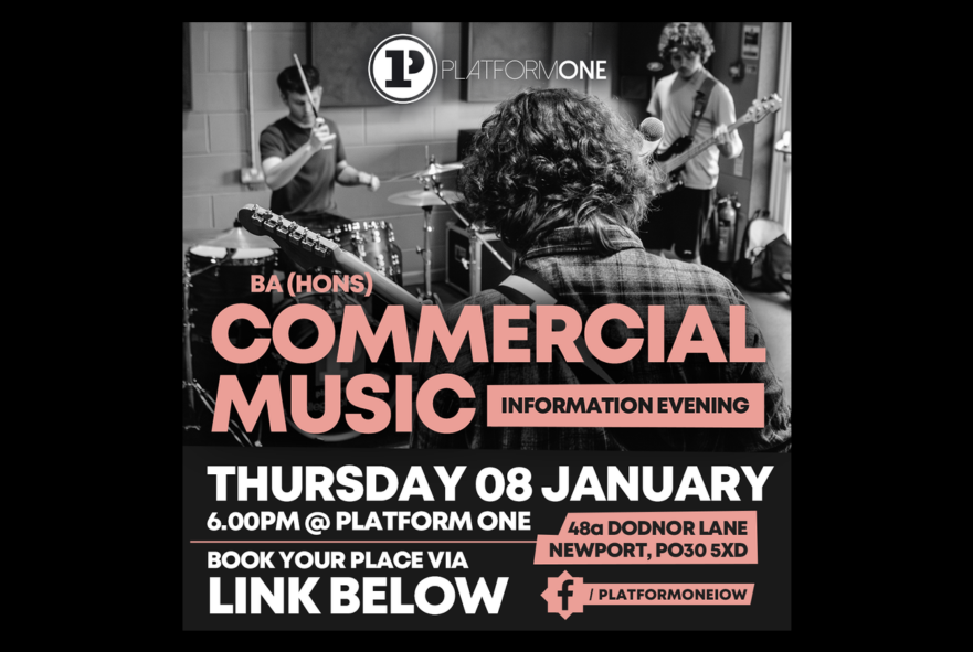 BA(Hons) Commercial Music Open Evening 