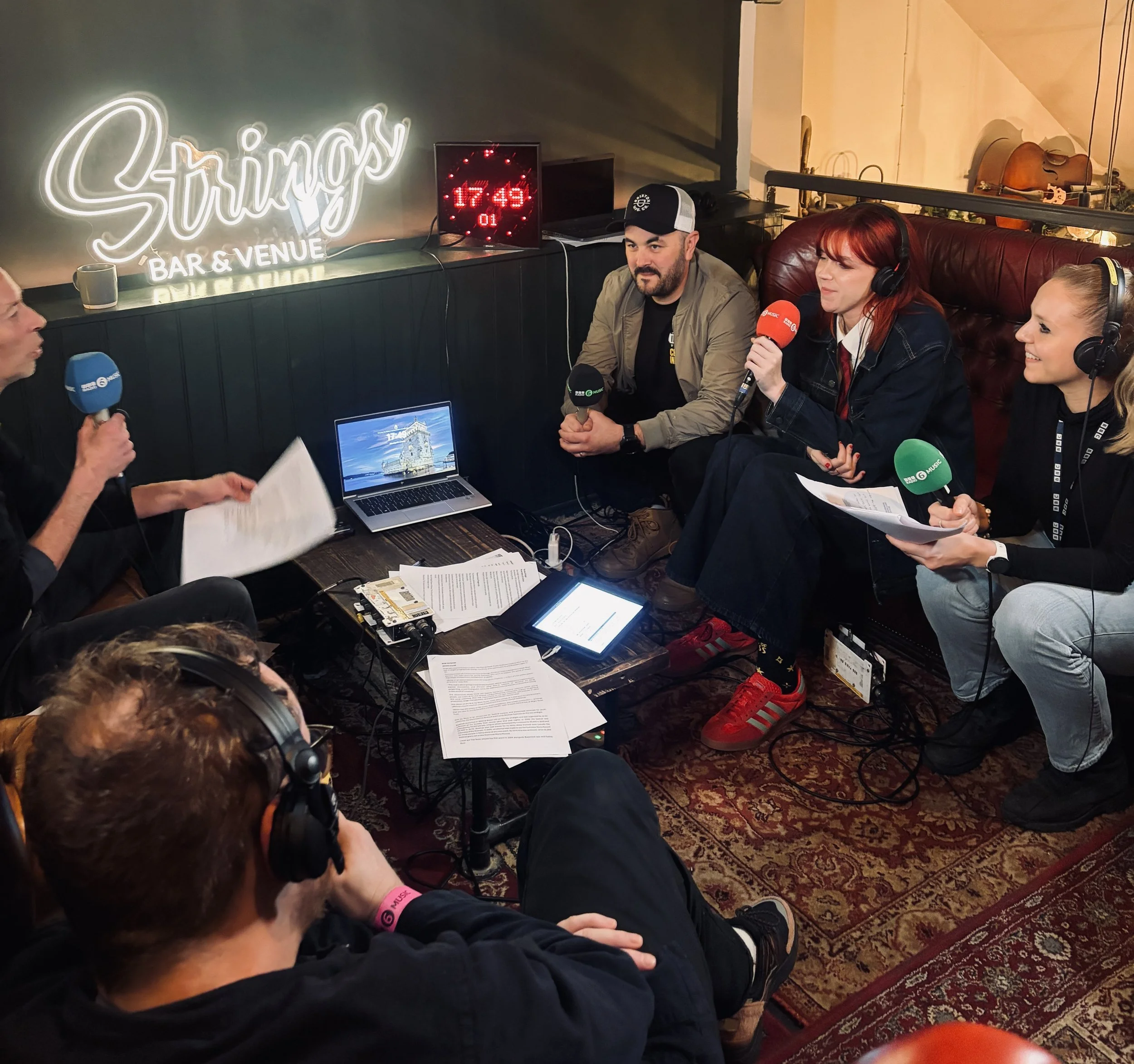 Platform One Featured in BBC Radio 6 Music Live Broadcast from Strings