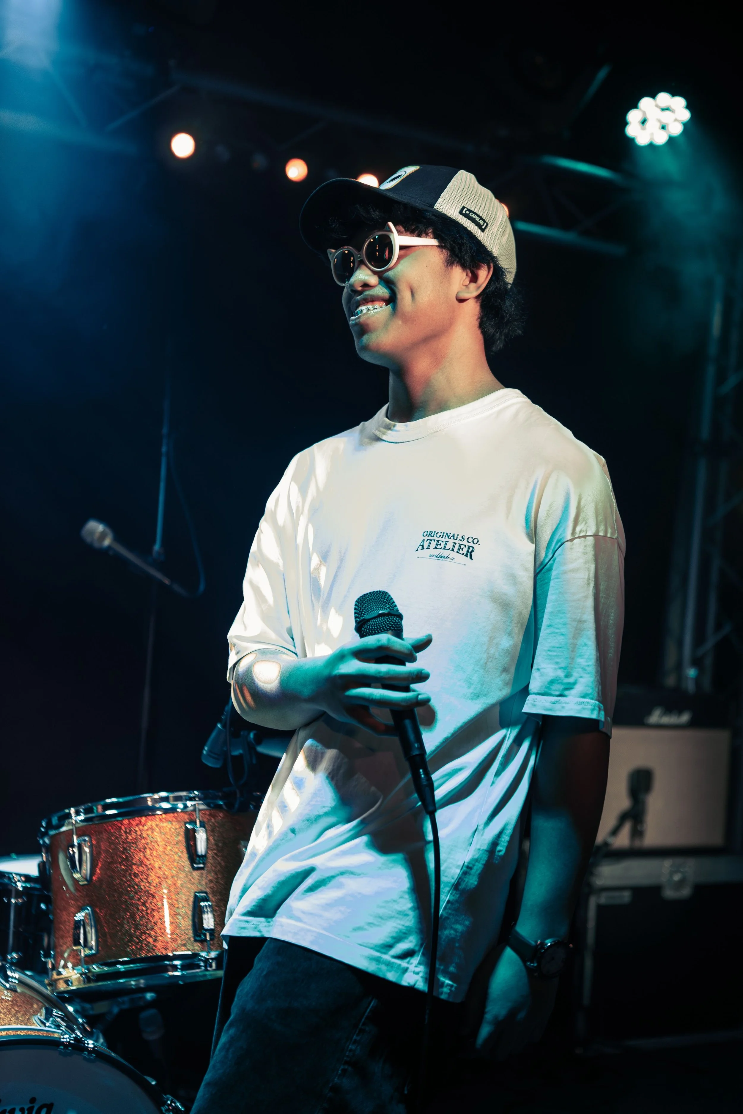 Fugo Kid performs at the Isle of Wight Festival