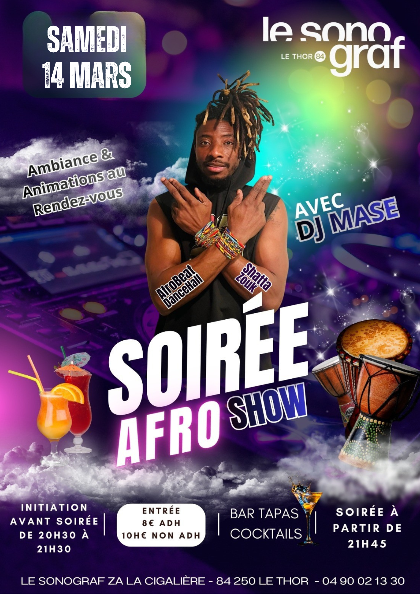 SOIREE AFRO AVEC DJ MASE
