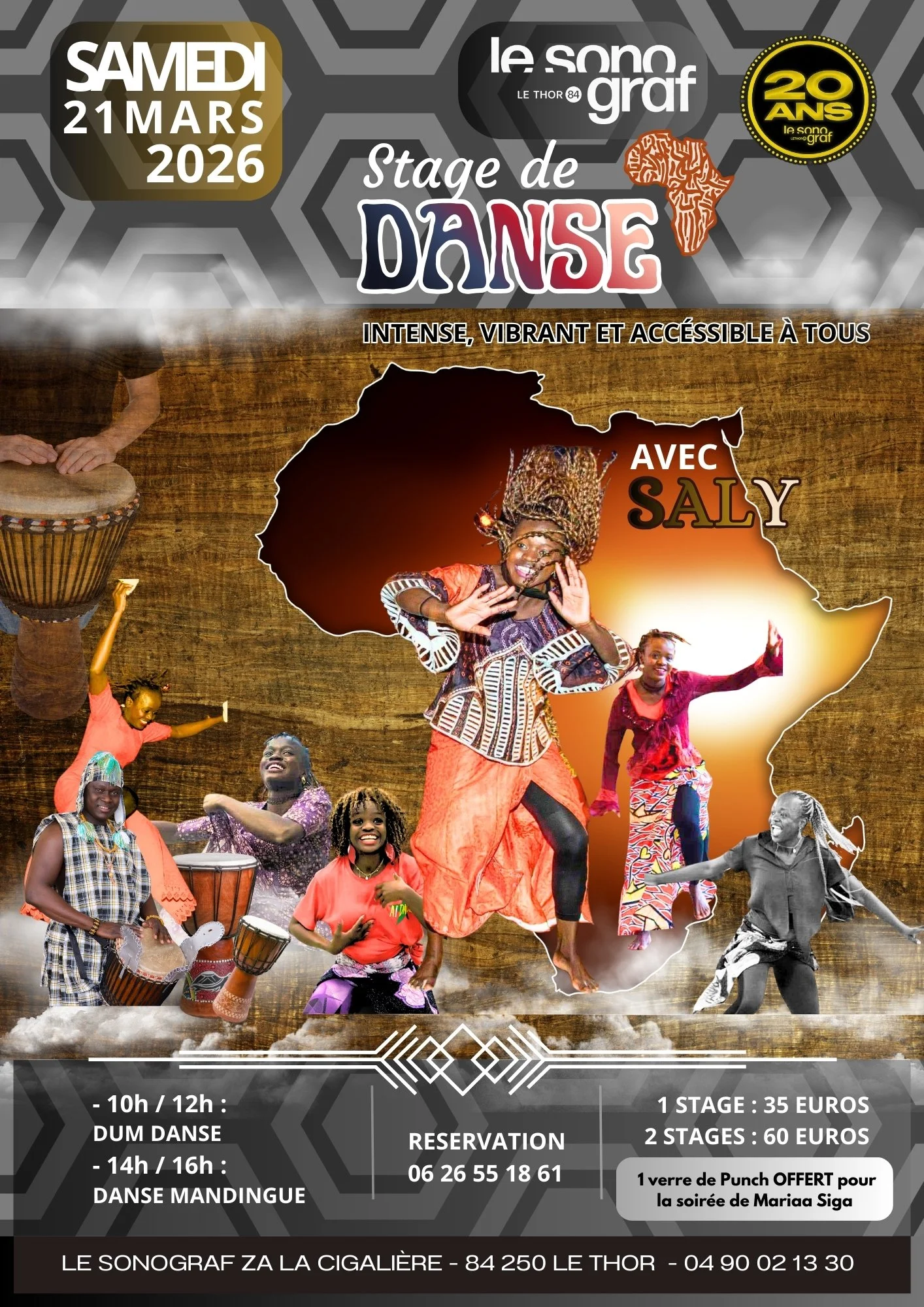 STAGES DE DANSE AVEC SALY