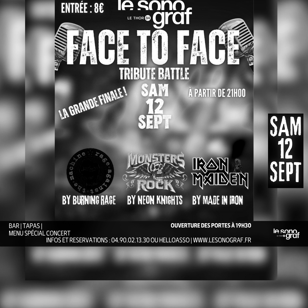 FACE TO FACE FINALE