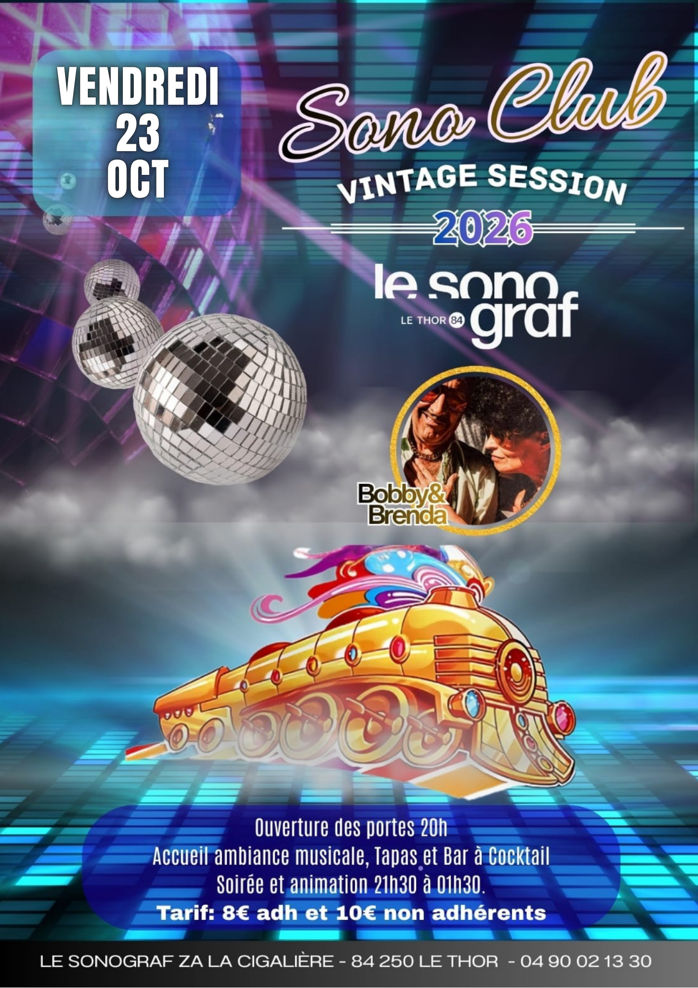 SOIREE VINTAGE SESSION BOBBY ET BRENDA