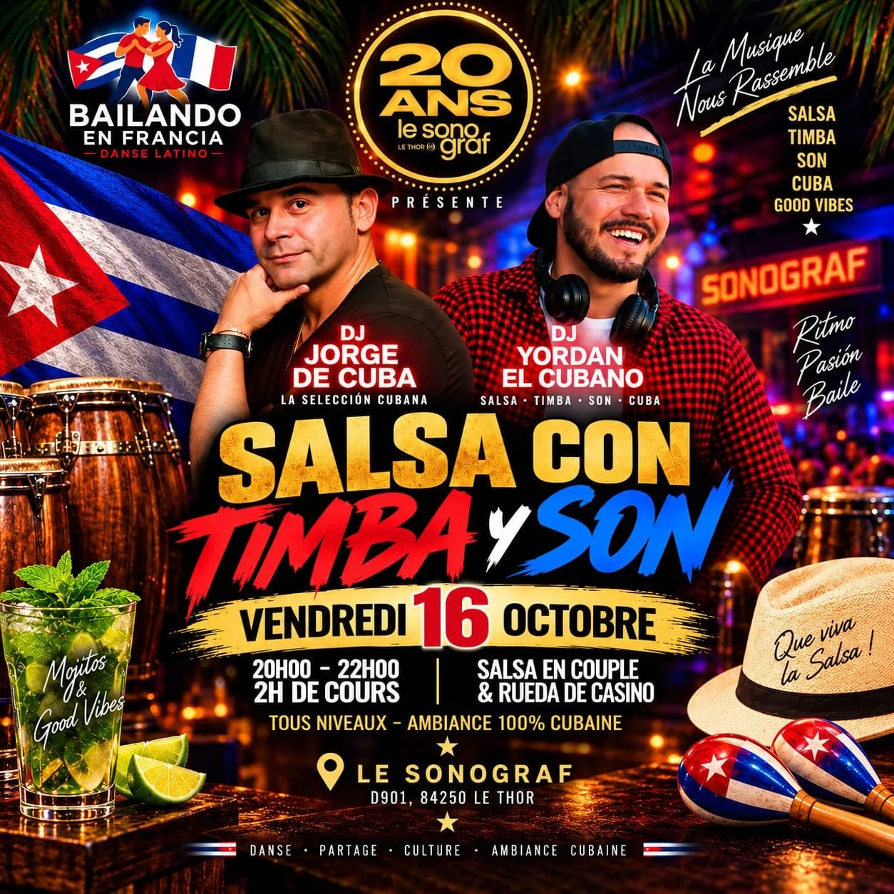soiree Latino avec Bailando