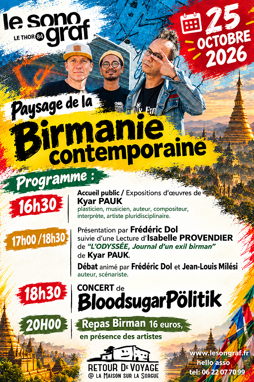 Paysage de la Birmanie contemporaine