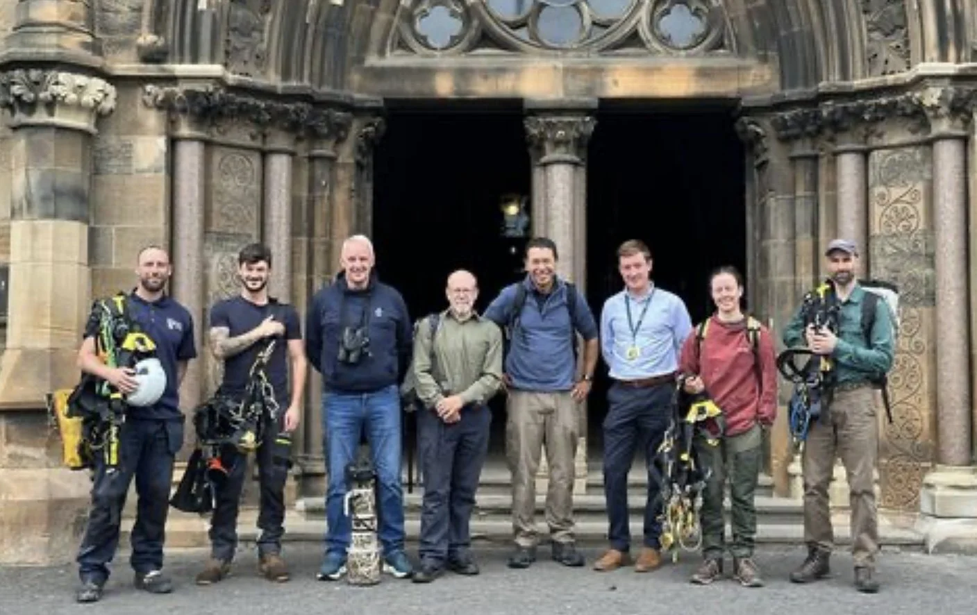 Glasgow Peregrine project team