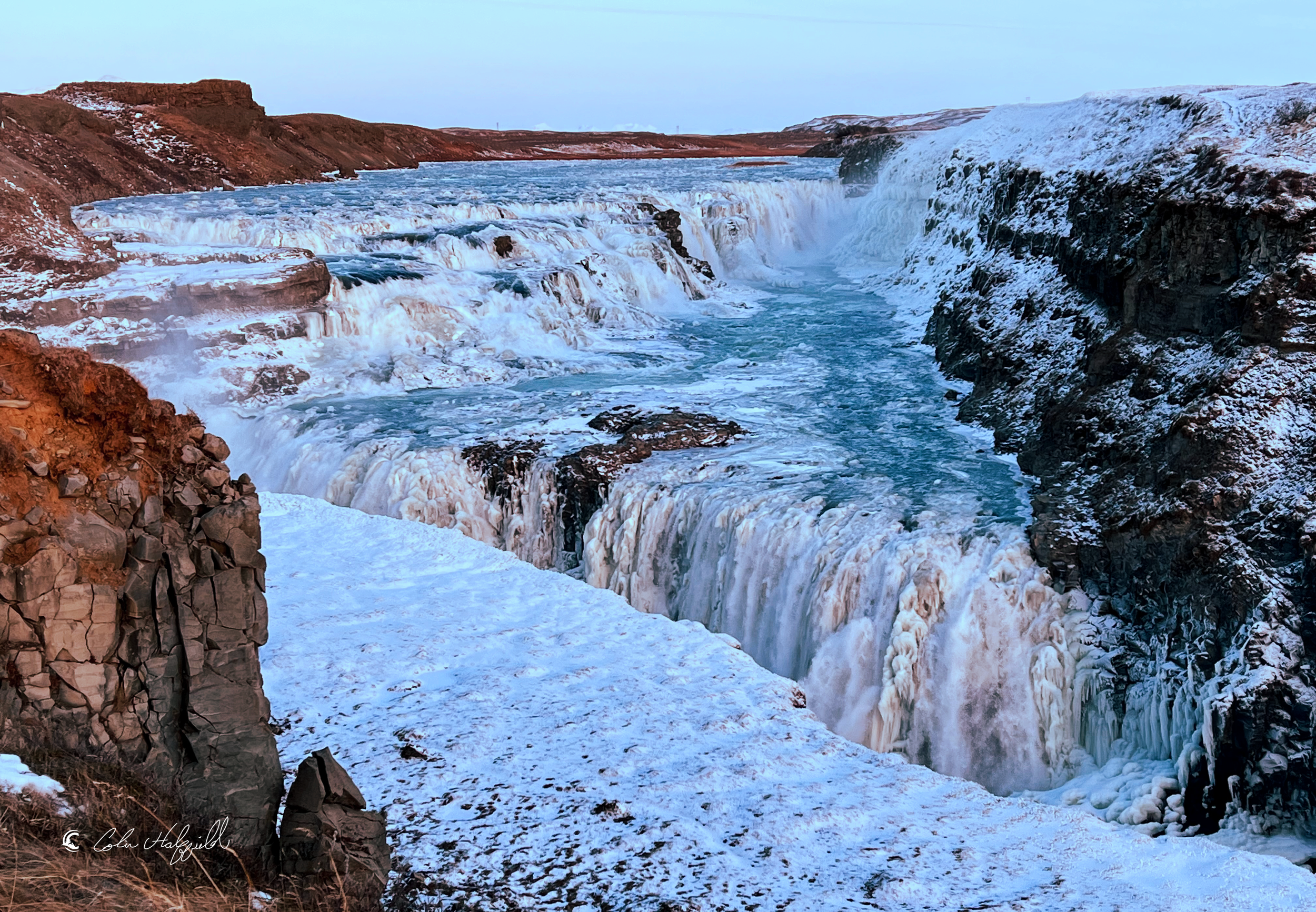 Iceland Rocky Falls