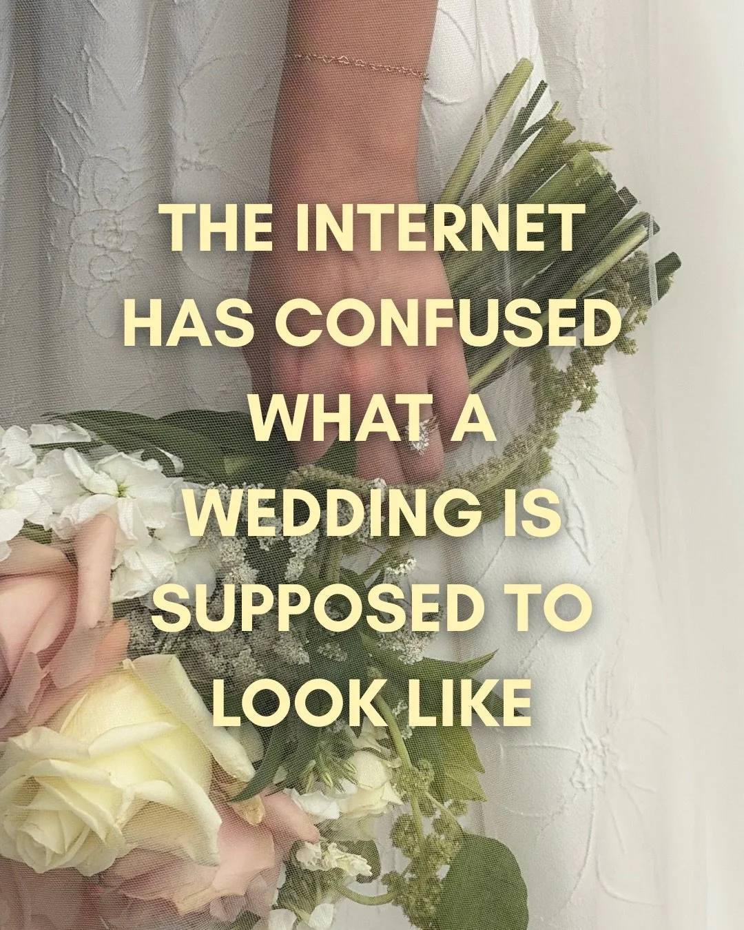 I think the internet convinced us that weddings are supposed to look a certain way&hellip;

That if your wedding doesn&rsquo;t look like the ones filling your Pinterest or instagram feed&hellip; somehow you&rsquo;re doing it wrong.

But after spendin
