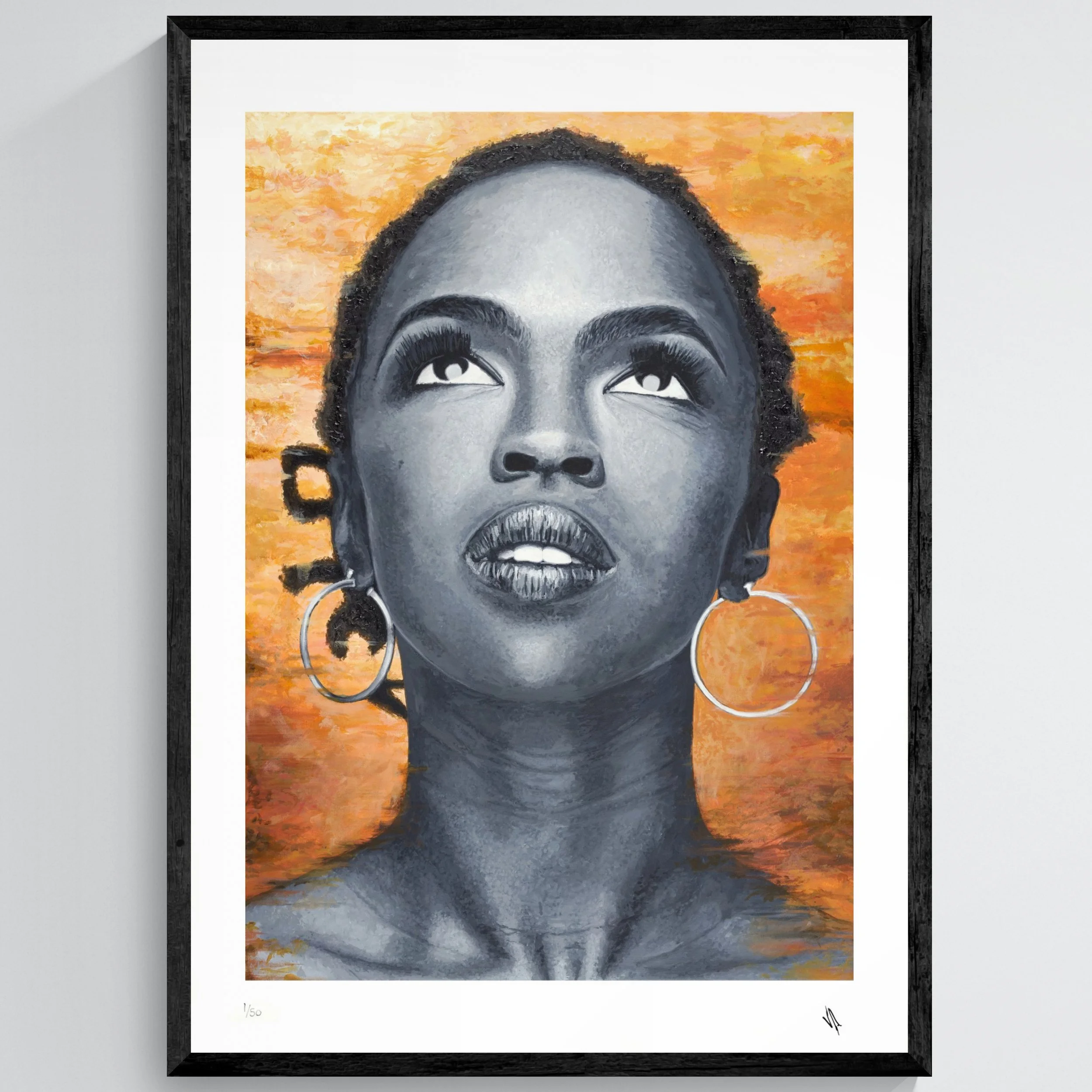 Lauryn Hill (print) - Framed .jpeg