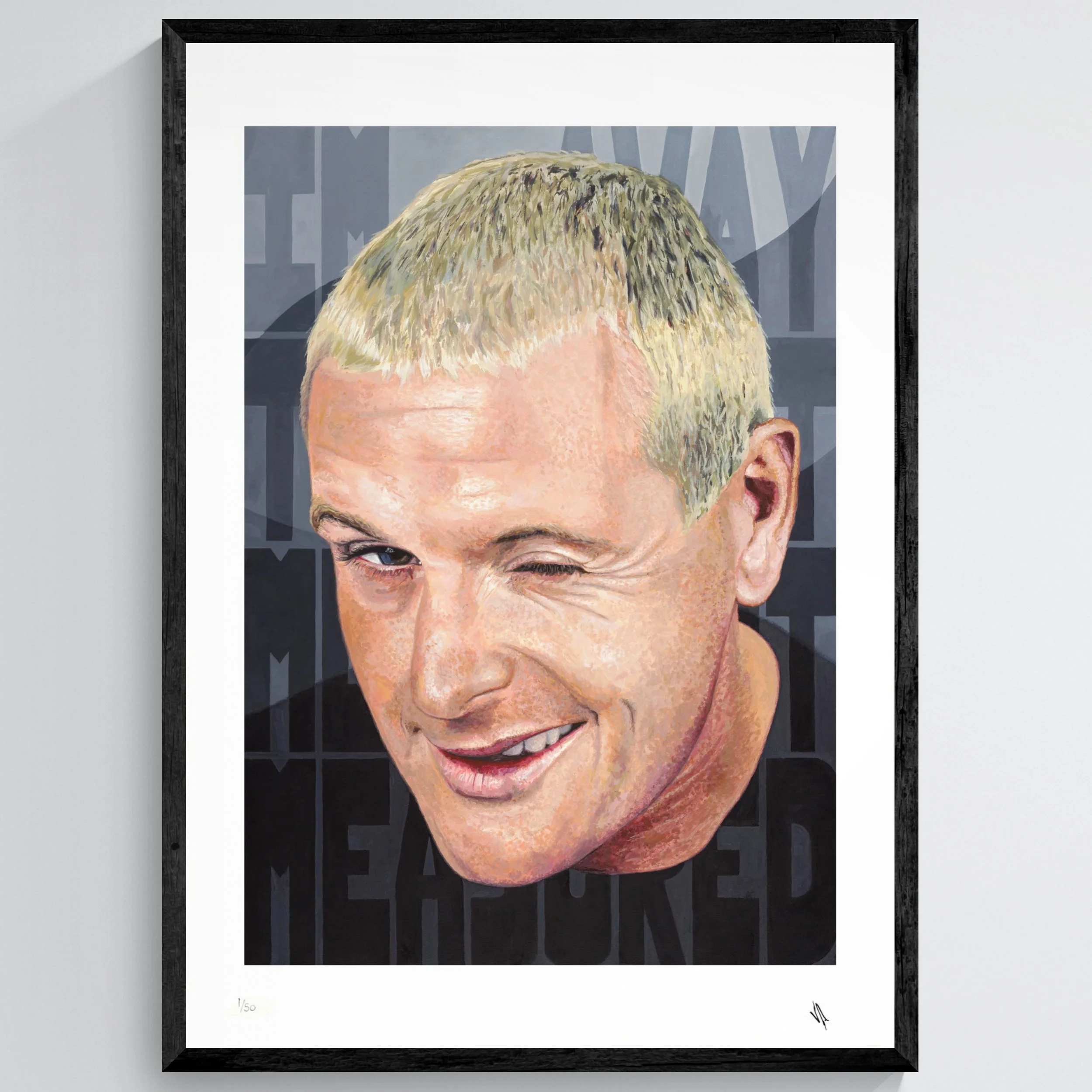 Gazza (print) - Framed .jpeg
