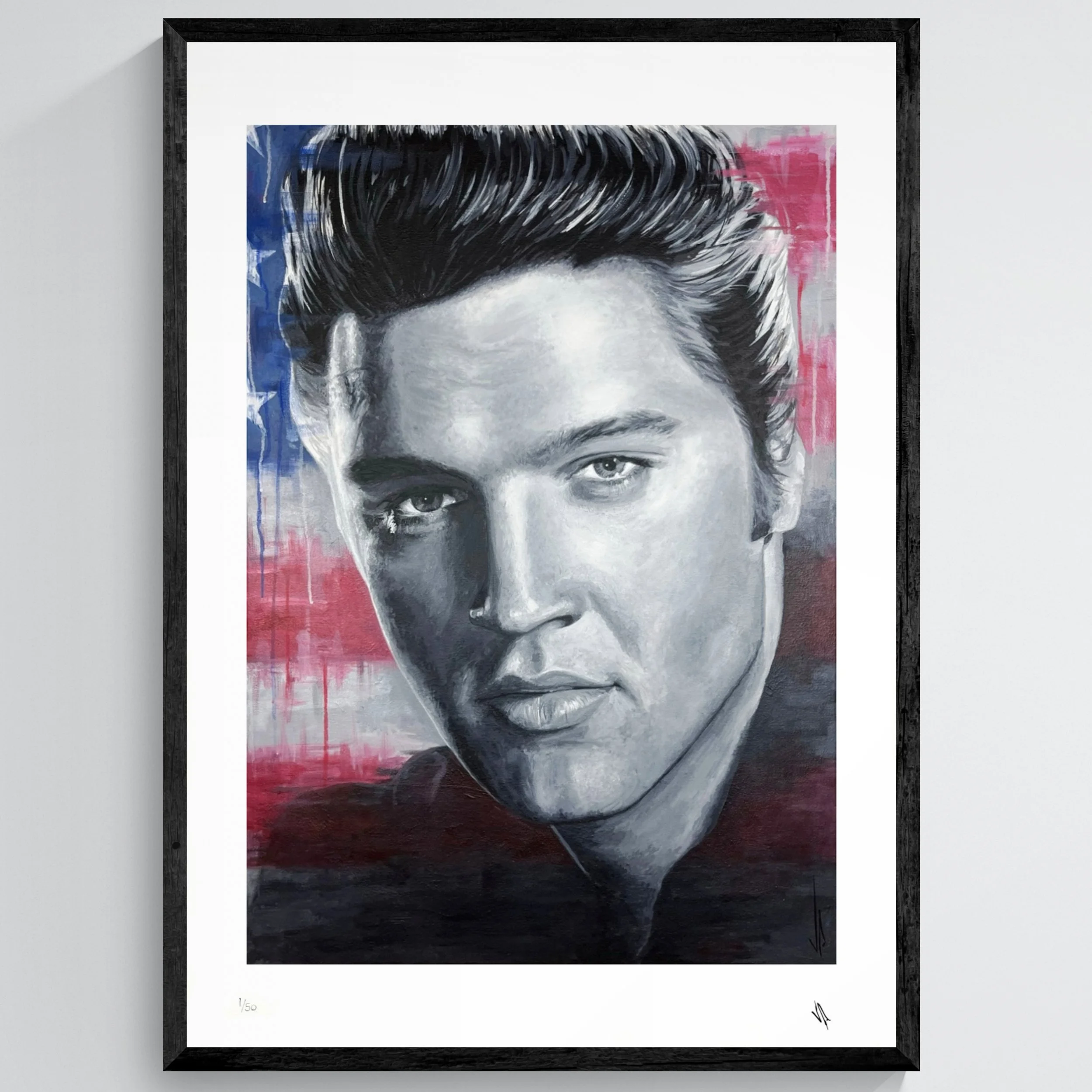 Elvis (print) - Framed .jpeg