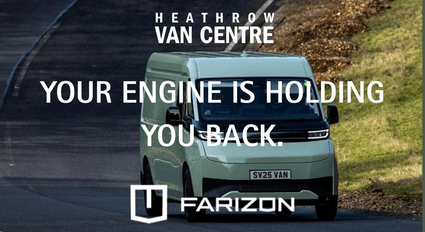 🎉 Happy Friday from Heathrow Van Centre! 🚗✨
📈 Interest in Farizon vehicles is through the roof and it's easy to see why! 🌟
No compromises. No conversions. Farizon vans are born 100% electric. All Farizon energy goes into engine ering the best