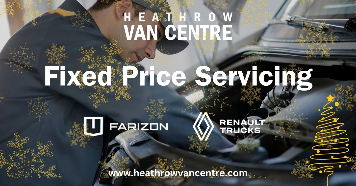 🎅 Fixed Price Servicing. No Surprises, Just Peace of Mind This Christmas 🎁

At Heathrow Van Centre, we know the festive season is one of the busiest times of the year for businesses. That&rsquo;s why our Fixed Price Servicing is here to keep you mo