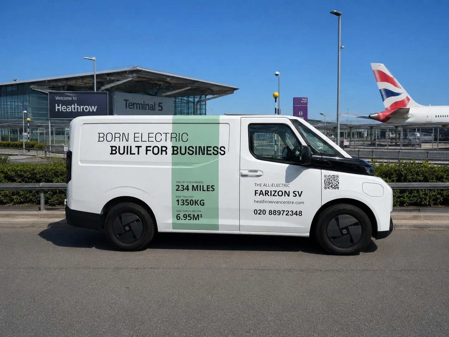 ⚡ Thinking about making the switch to electric?

Why not experience the Farizon SV for yourself with a test drive at Heathrow Van Centre?

Built for modern businesses, the Farizon SV combines impressive electric performance, smart technology, practic