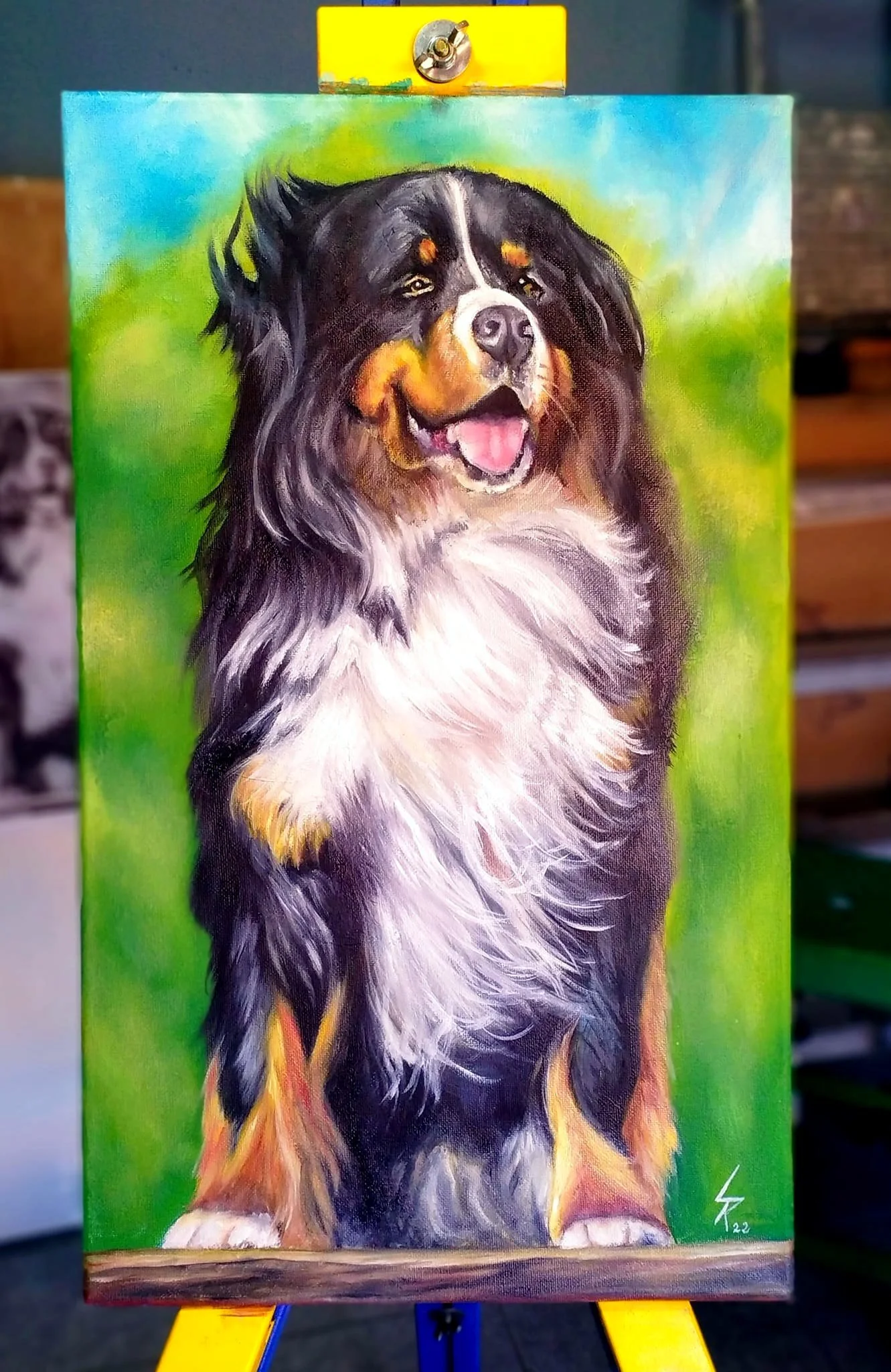
Pet portrait commission