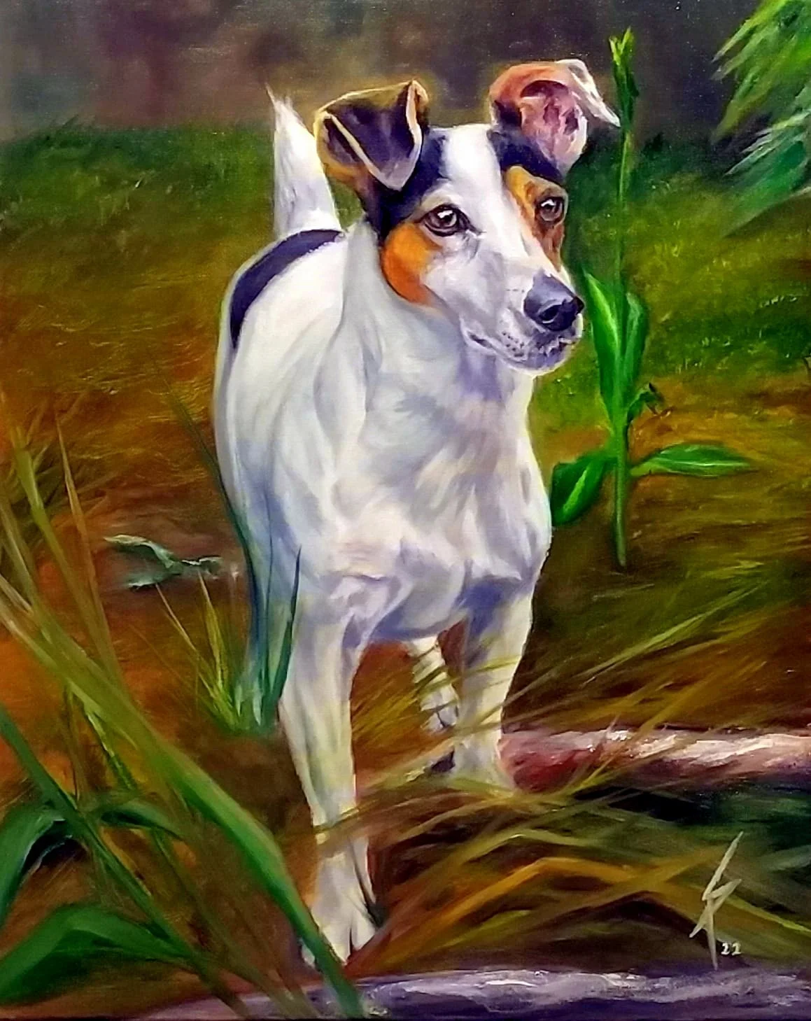 
Pet portrait commission