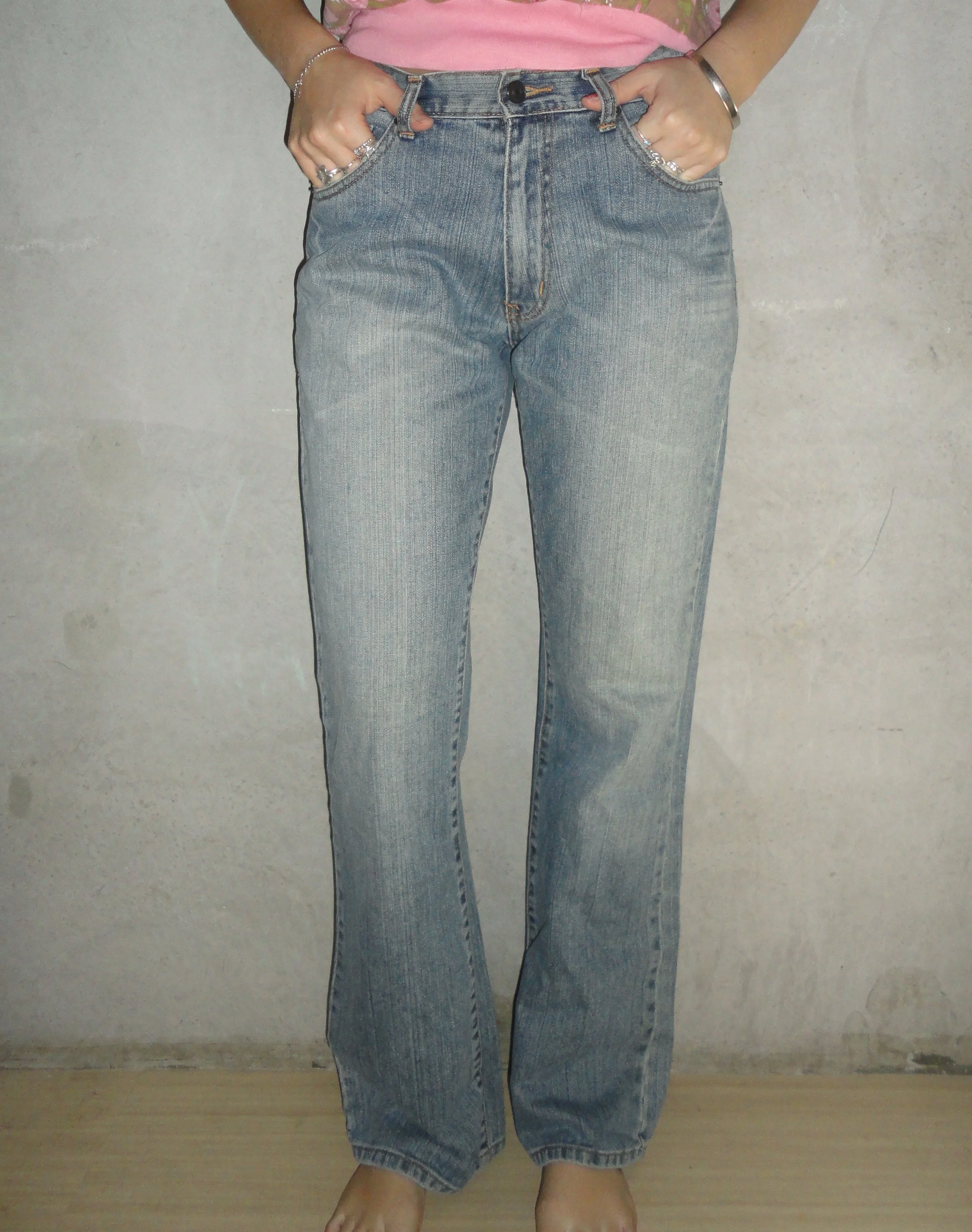 Vintage Denim Bootcut Jeans