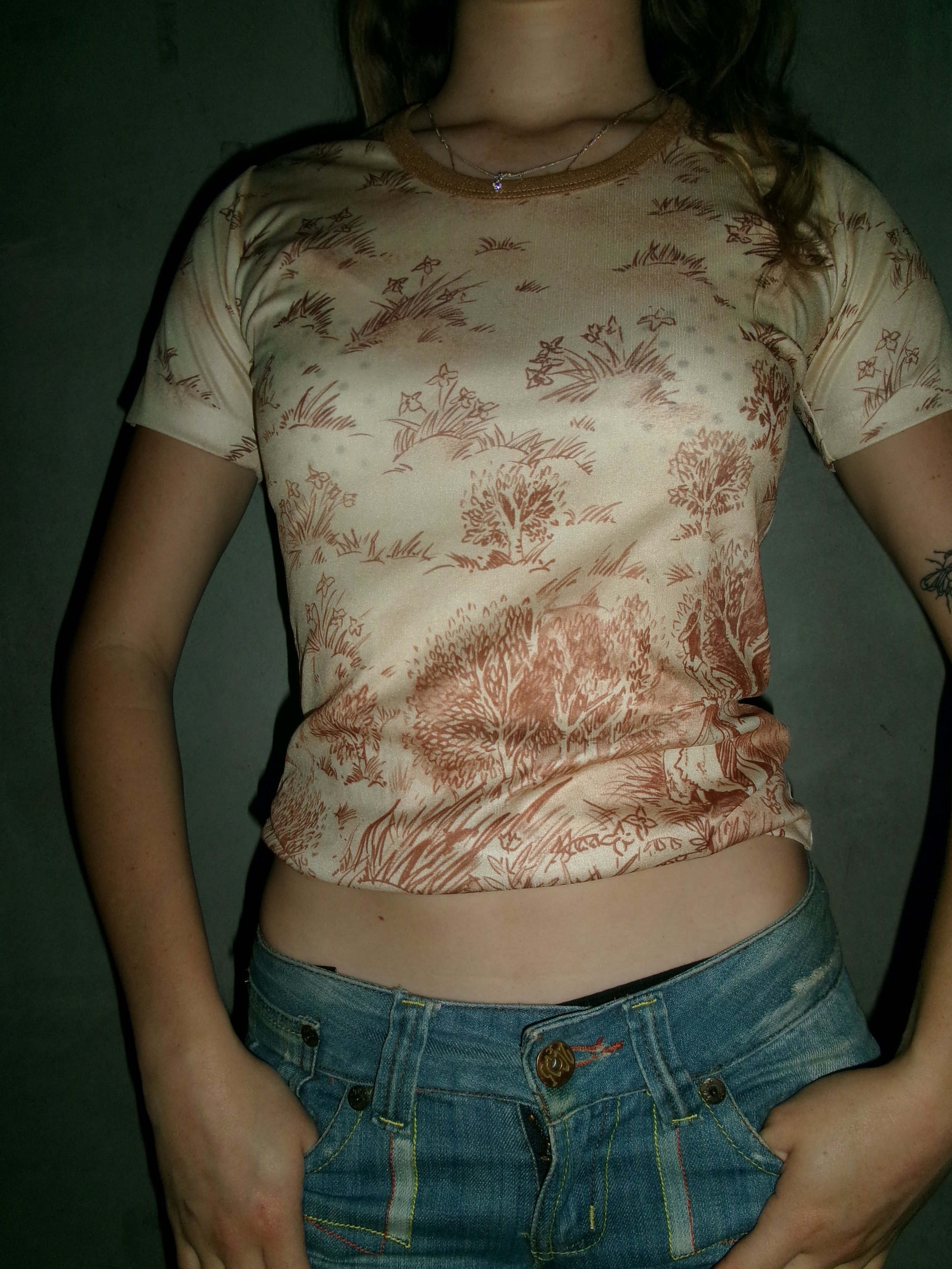Patterned Baby Tee