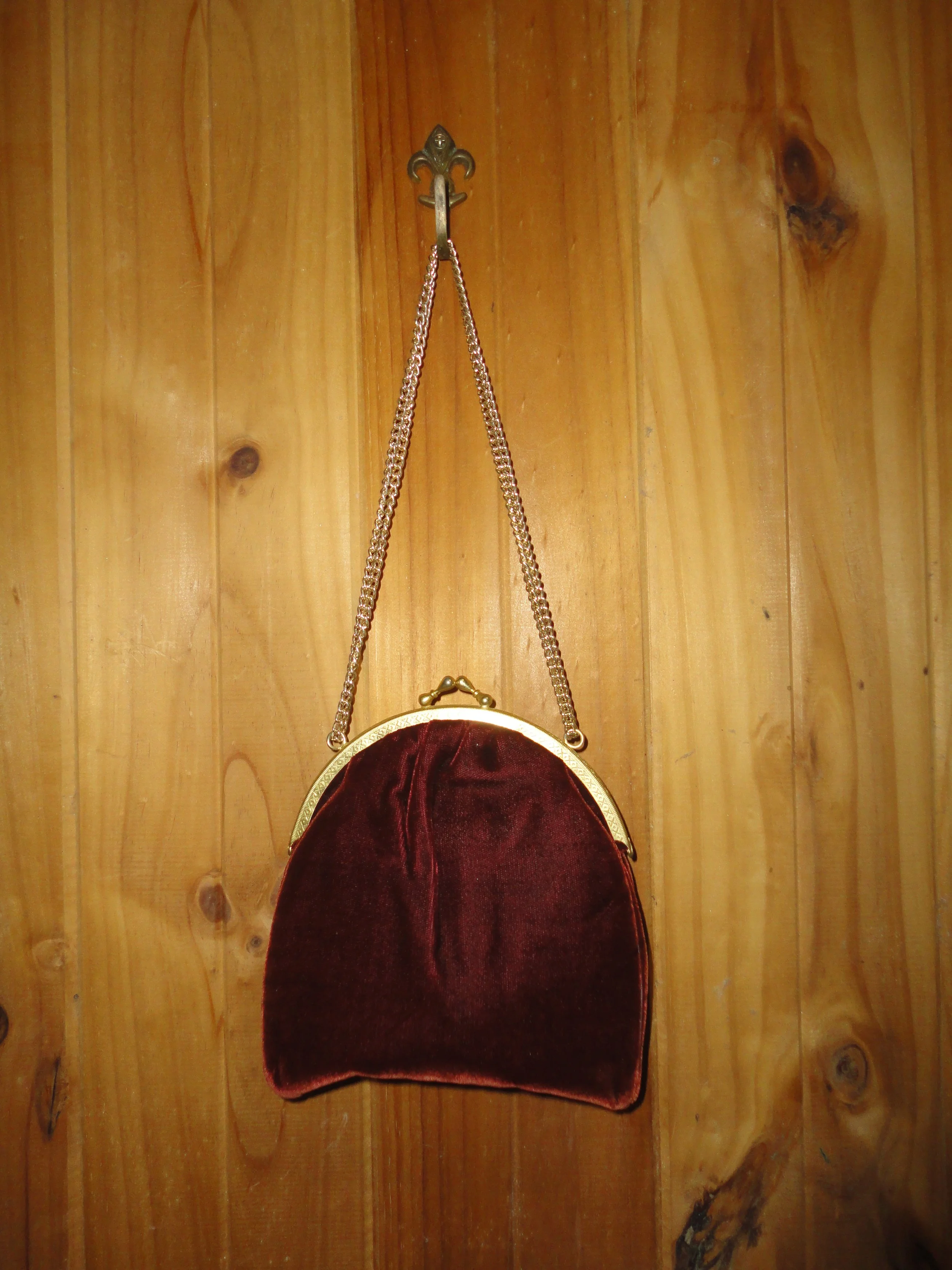 Red Velvet Purse