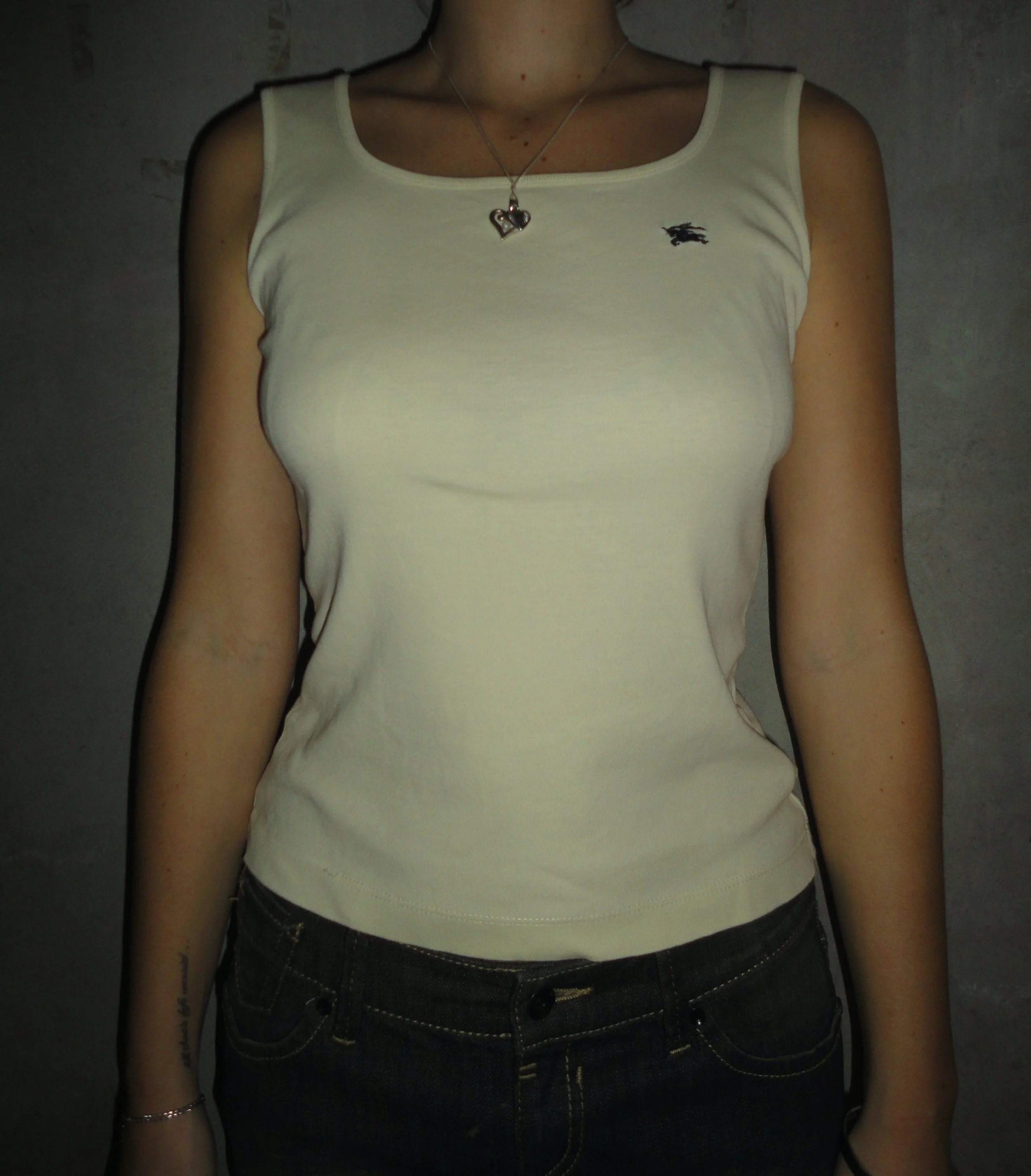 ‘Burberry’s’ Cream Tank