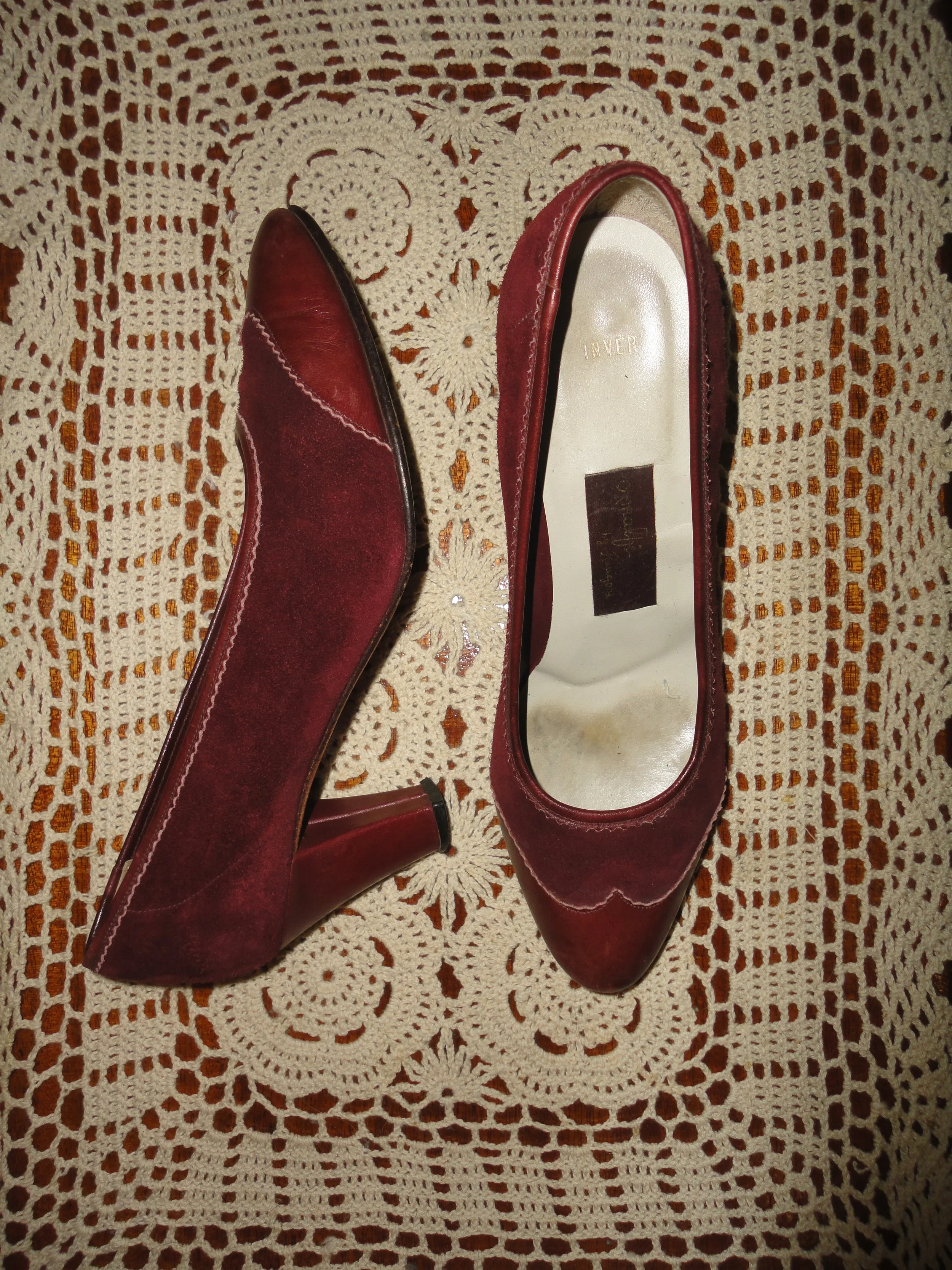 Red Suede Heels
