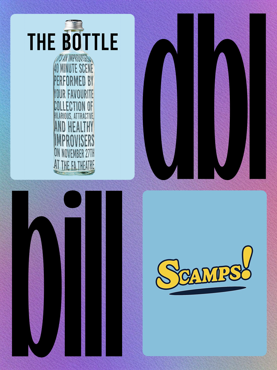 DBL BILL W/The Bottle &amp; Scamps! - Friday 16th January @ 7.00pm