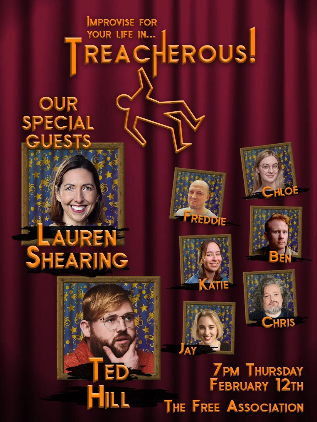 Treacherous - Thursday 12th February @ 7.00pm