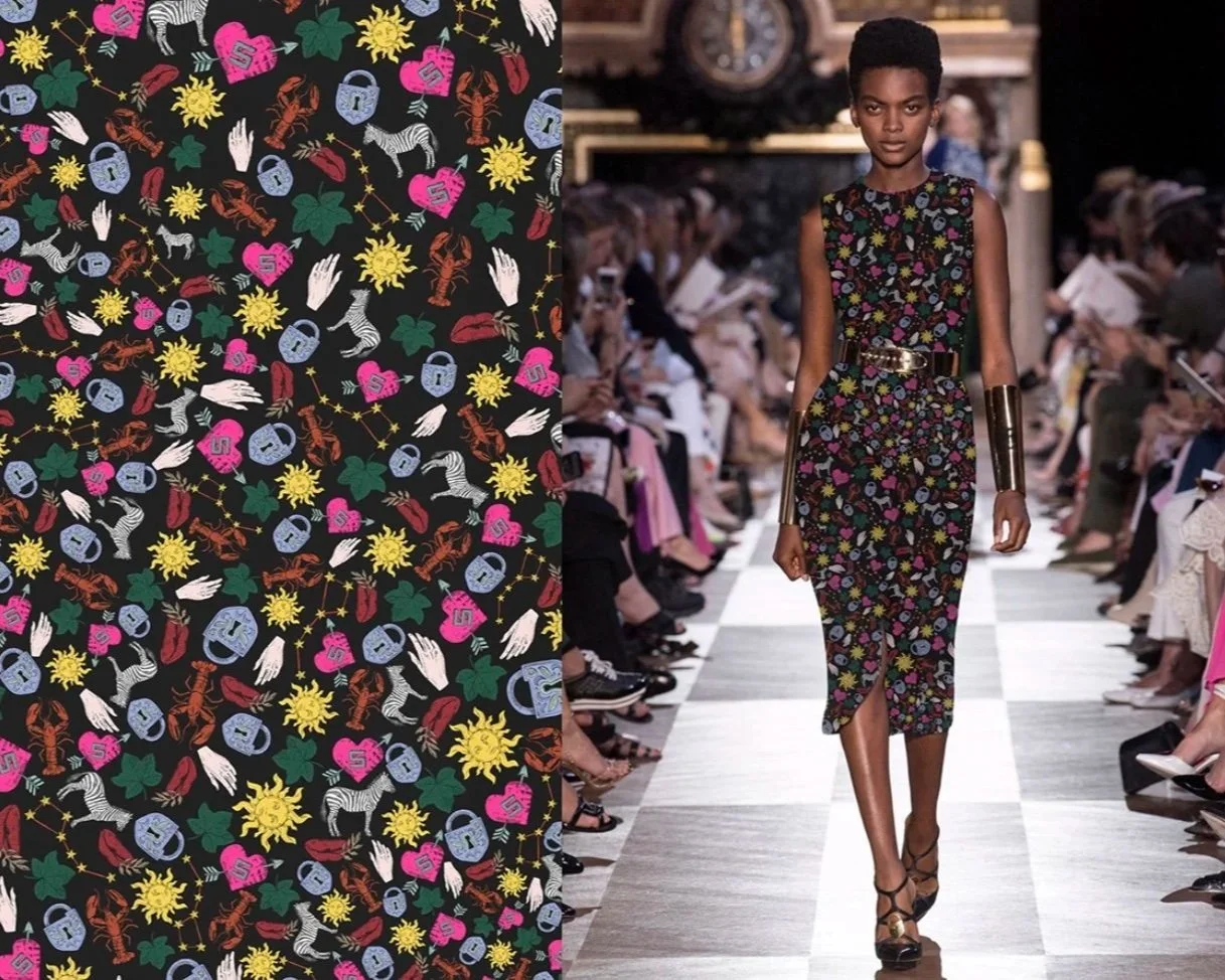 Schiaparelli: 'Lucky Charms' Print Design