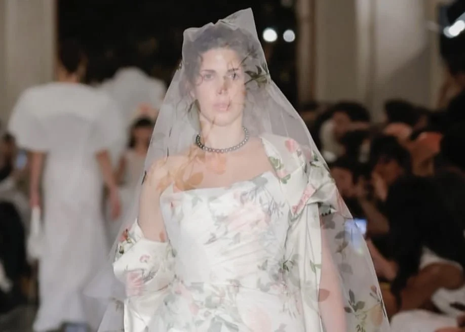 Walking Vivienne Westwood's debut Barcelona Bridal Fashion Week show