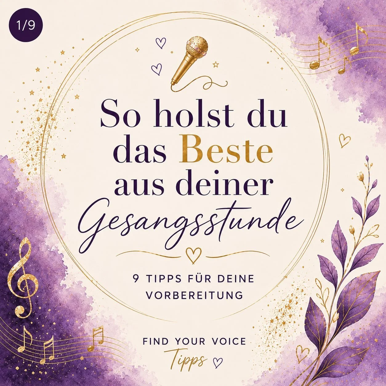 Was macht eigentlich eine richtig gute Gesangsstunde aus? 🎤✨

F&uuml;r mich ist Gesangsunterricht vor allem eines: Zusammenarbeit.

Und dazu geh&ouml;rt auch eine gute Vorbereitung. 💜
Zu wissen, woran du arbeiten m&ouml;chtest, dein Material dabeiz