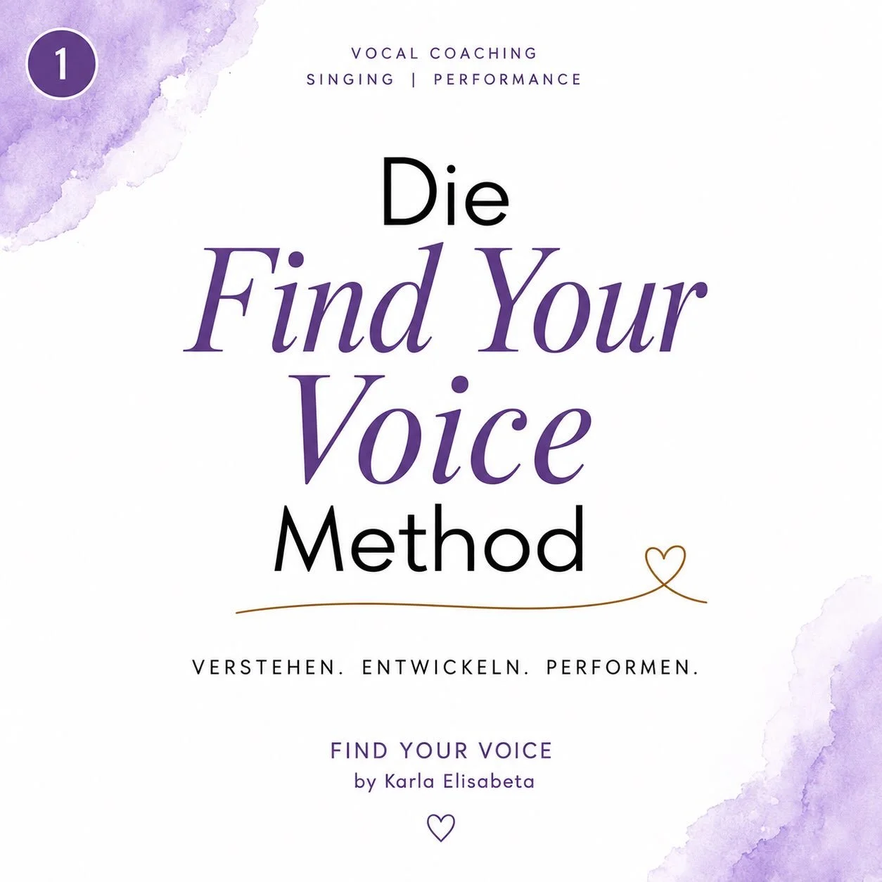 Jede Stimme ist einzigartig. Warum sollte es dann nur einen Weg geben, singen zu lernen? 💜

Genau deshalb habe ich die Find Your Voice Method entwickelt.

Sie basiert auf drei Schritten:

✨ Verstehen.
Bevor wir etwas ver&auml;ndern k&ouml;nnen, m&uu