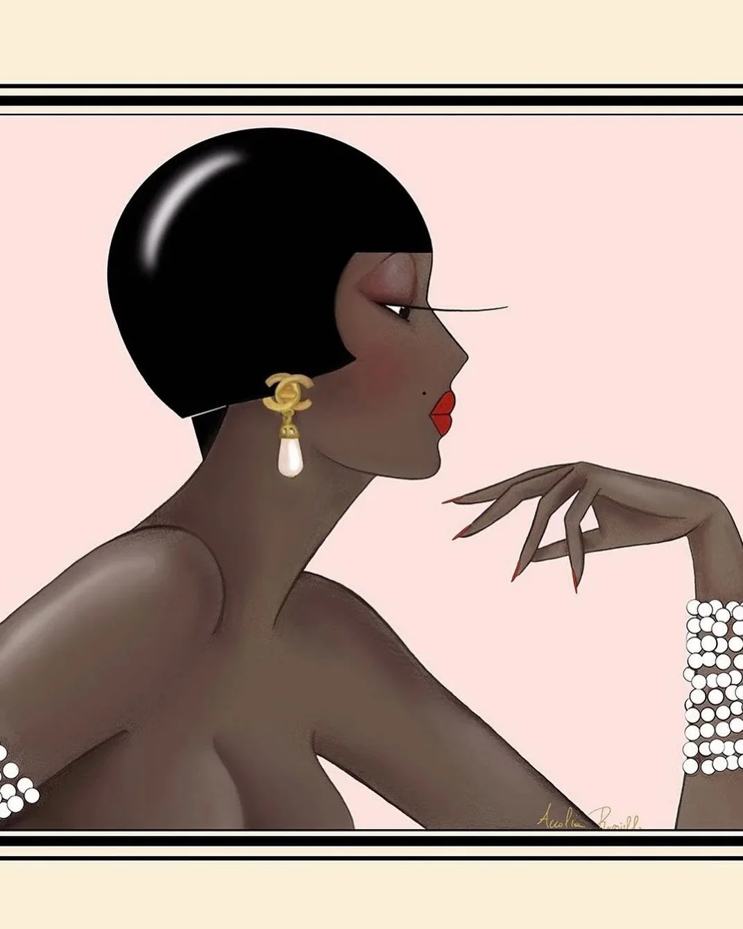 The timeless charm of pearls.
&ldquo;Ch&eacute;rie, les Perles&rdquo; one of four prints hand-picked by Madame for the limited edition Ch&eacute;rie Les Perles set🎀
Only 6 limited collectible sets still available, by ordering this set you save up to