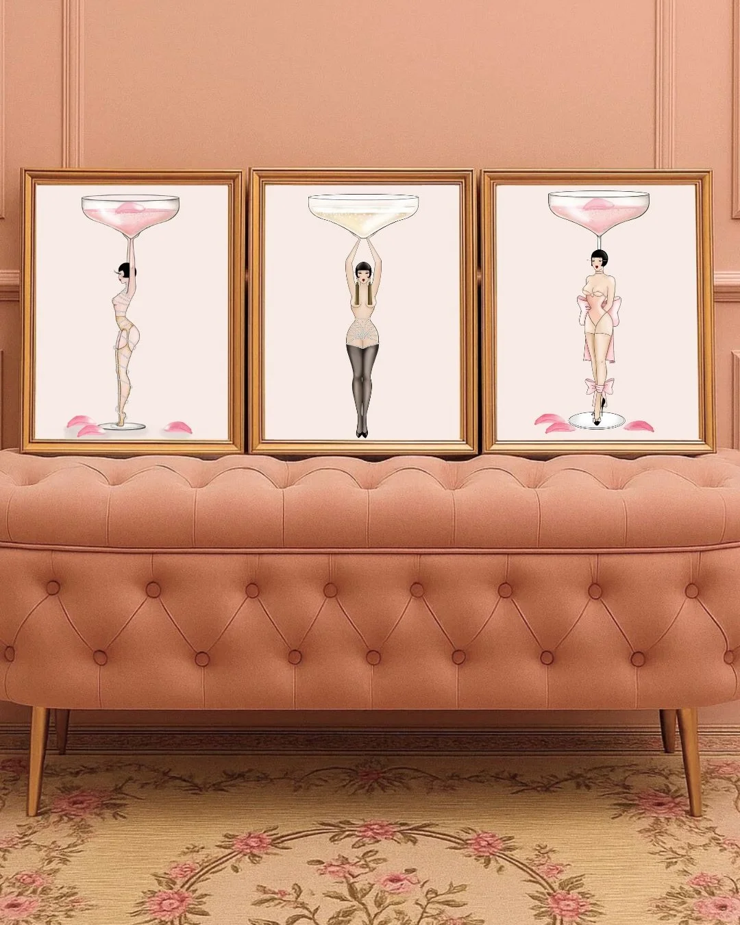 Weekend indulgence 🥂 
 The &ldquo;Champagne dreams&rdquo;  Set now available in the Boutique.
 To make your shopping easier and to treat yourself:
 🎀 Complimentary worldwide shipping (orders &euro;100+)
🎀 A5 gift print included (orders &euro;150+)