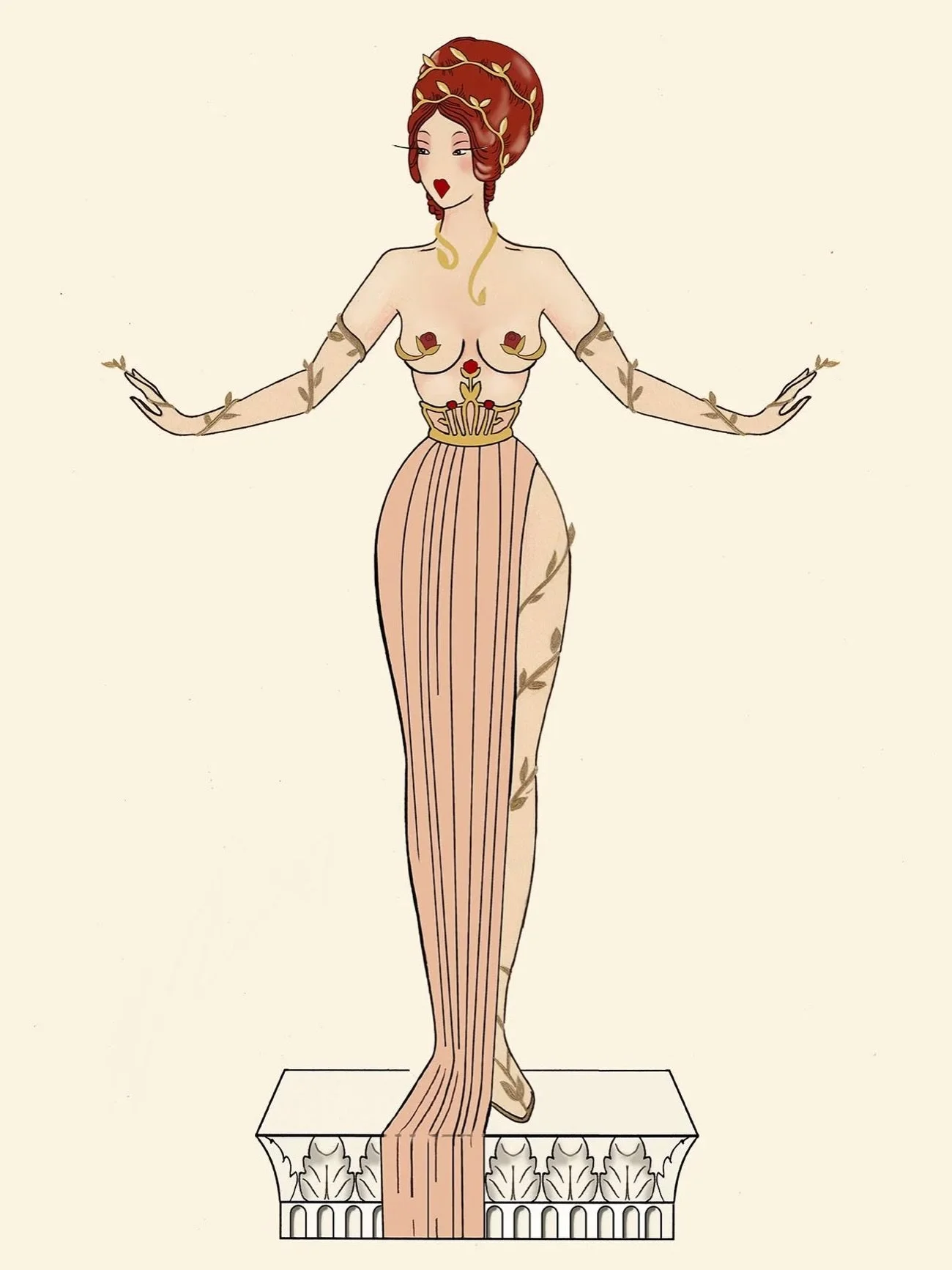 Dafne and Pandora🏺
Between Art Deco aesthetics and echoes of the Satyricon by Fellini. Artprints available in the boutique✨

#classicart #artdeco #womanart #fashionillustrations #madamedabi