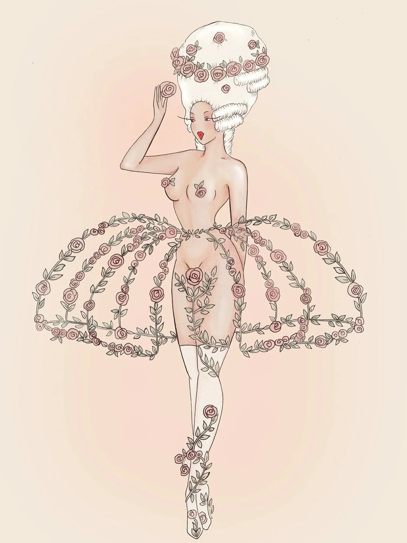 &ldquo;Un Matin Dans La Roseraie&rdquo; 🥀
Art print available in the boutique, direct link in bio

#artprintsforsale #pastelillustration #homedecor #homedecoration  #marieantoinettestyle