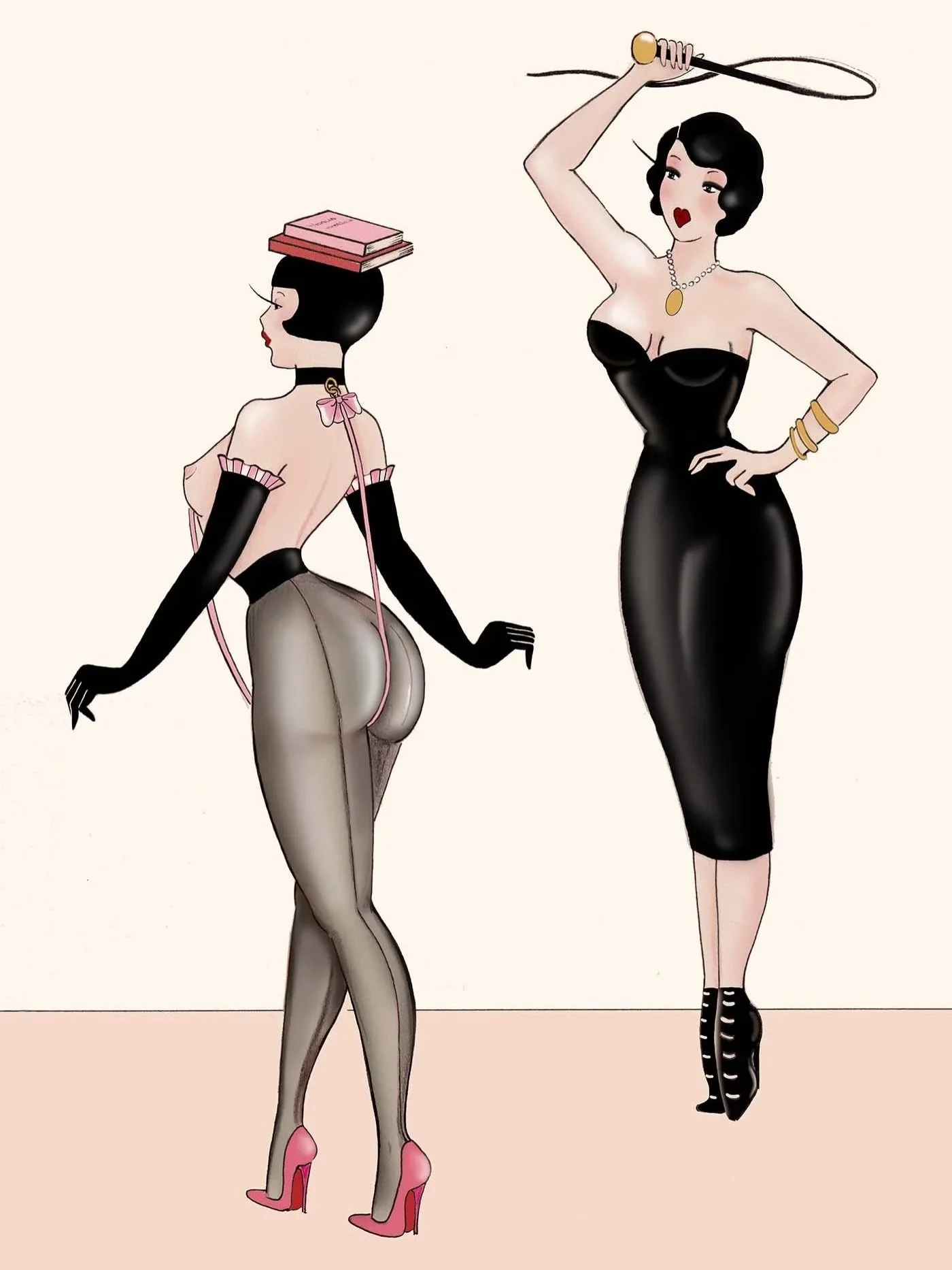 1 2 3...how long will it take for this post to be deleted?!
While it&rsquo;s visible, enjoy a little posture education👠
Different measures available for each artprint and if you need a specific size for your home feel free to send a DM

#eroticart #