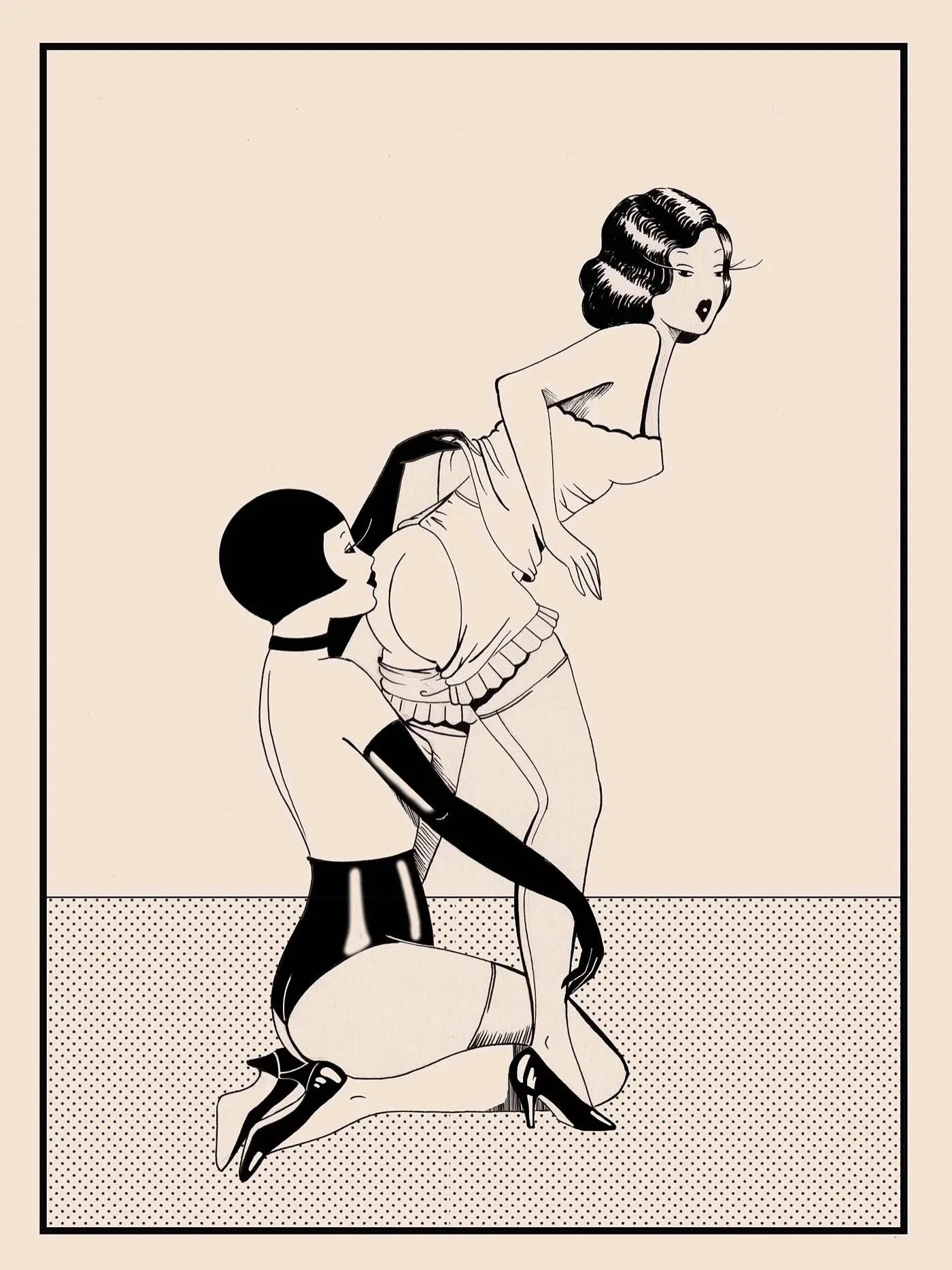 Happy International Kissing Day💋

#kissday #queerillustration #womanillustration #artprintsonline  #madamedabi