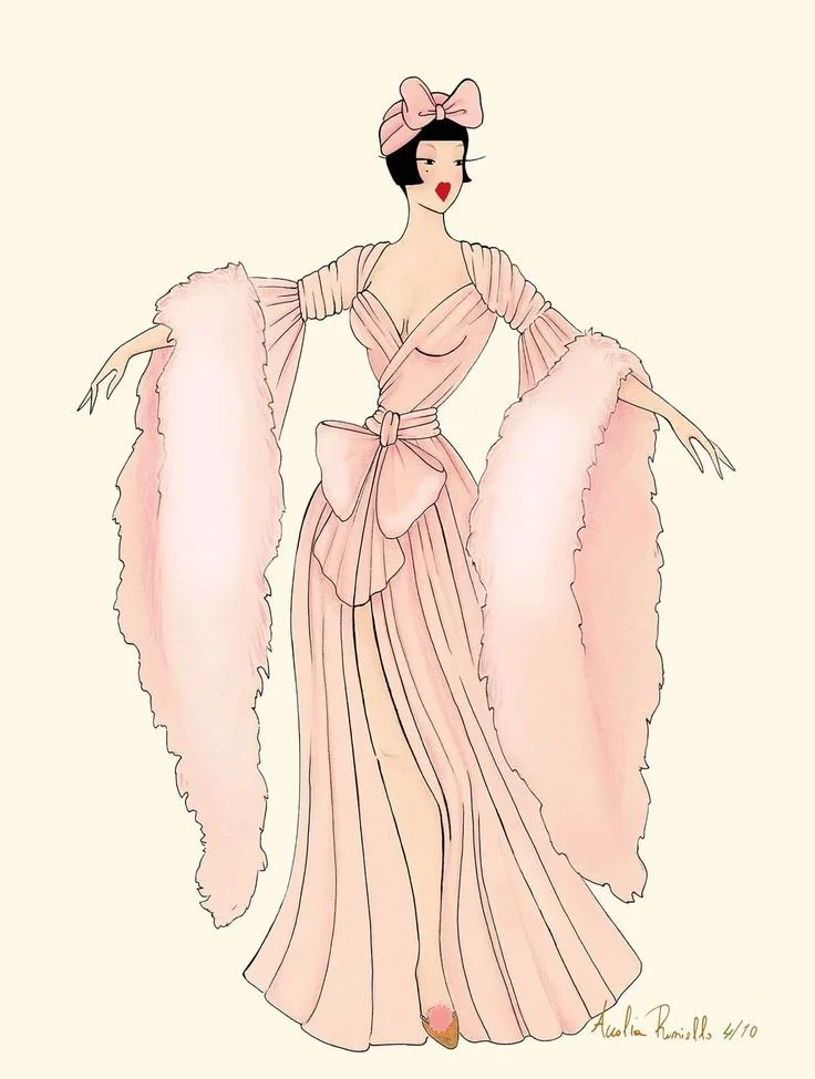 Feater Robe By Madame Dabi